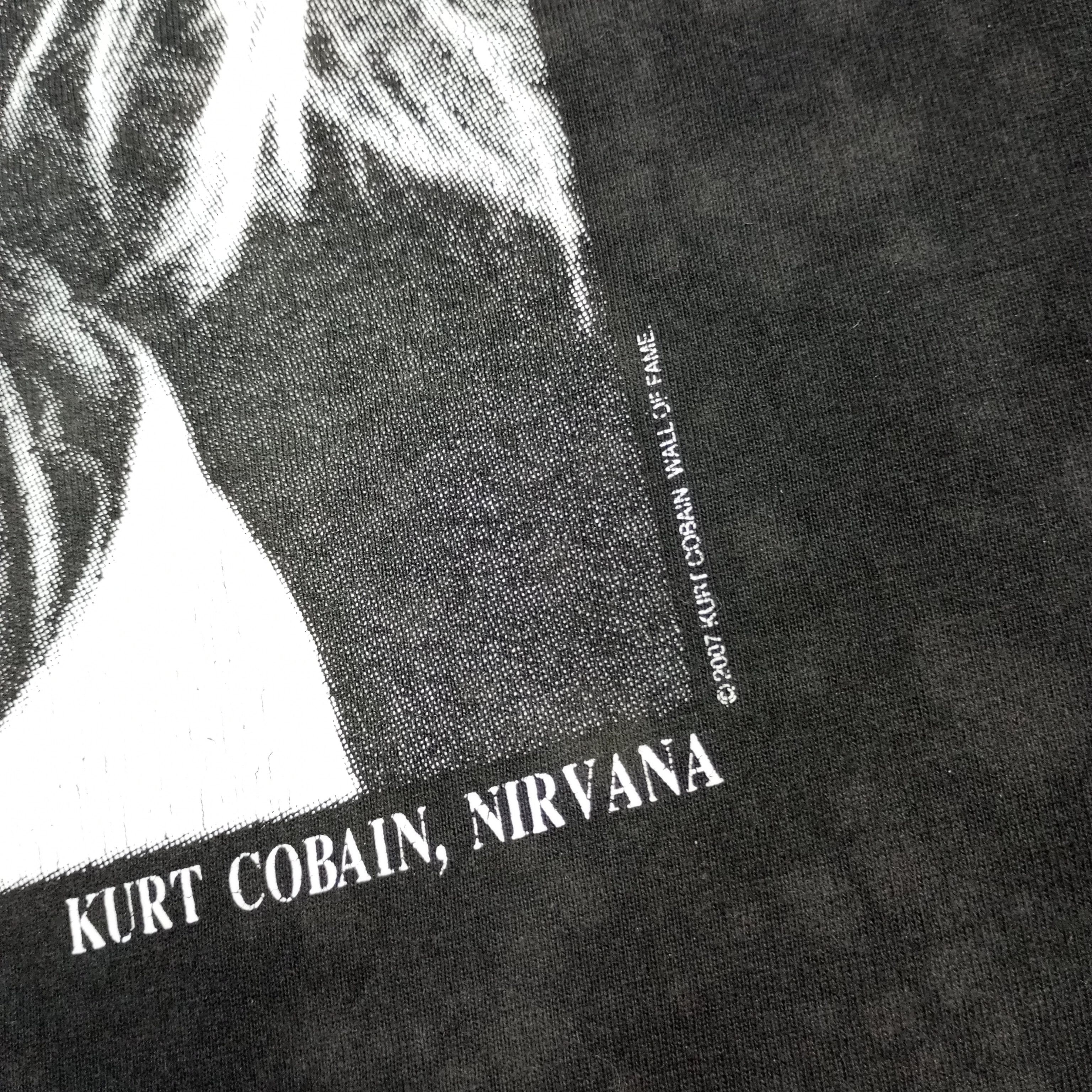 Nirvana × Vintage Kurt Cobain Nirvana Band Music Phototees Vintage Tshirt Size US L / EU 52-54 / 3 - 10 Thumbnail