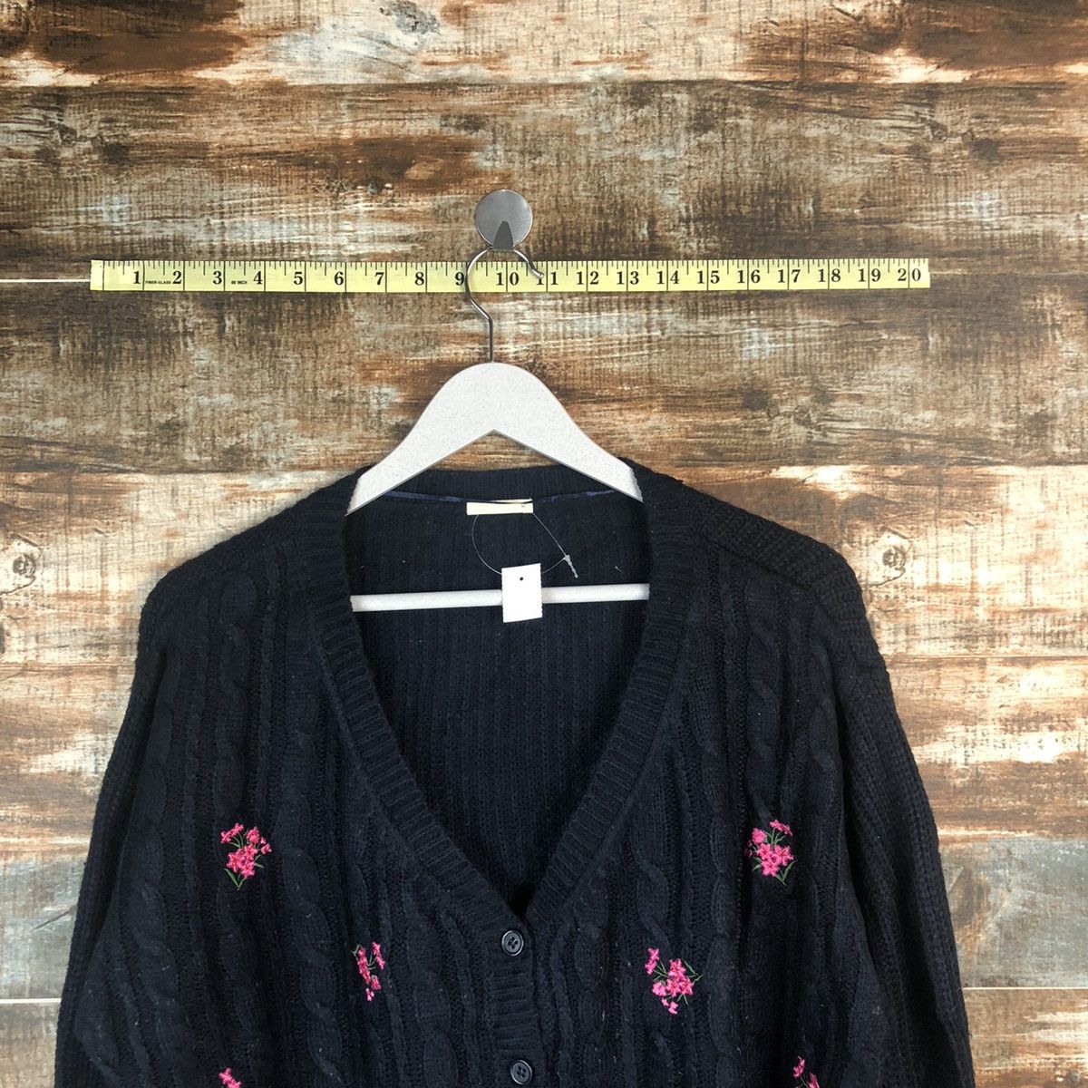 GU × Japanese Brand GU Dark Blue Cardigan Knitwear #A1458 Size M / US 6-8 / IT 42-44 - 4 Thumbnail