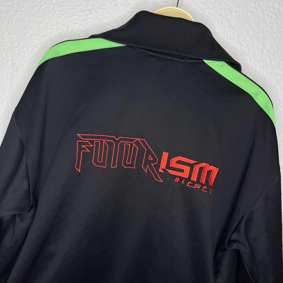 Diesel Diesel Hisoka Track Jacket Zip Sweatshirt Nylon Futurism Size US XL / EU 56 / 4 - 8 Thumbnail