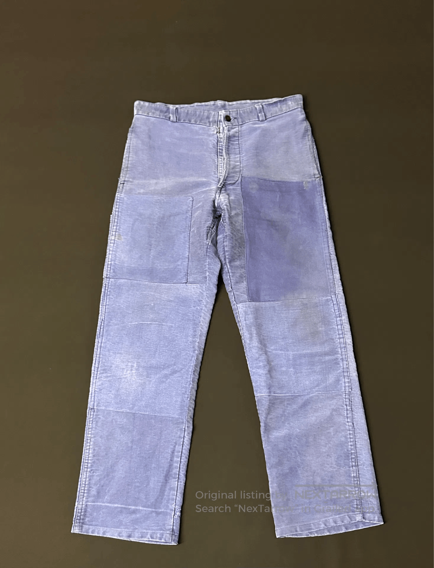Vintage Vintage Chrome Hearts 50s Moleskin Workwear Pants. Size US 31 - 1 Thumbnail