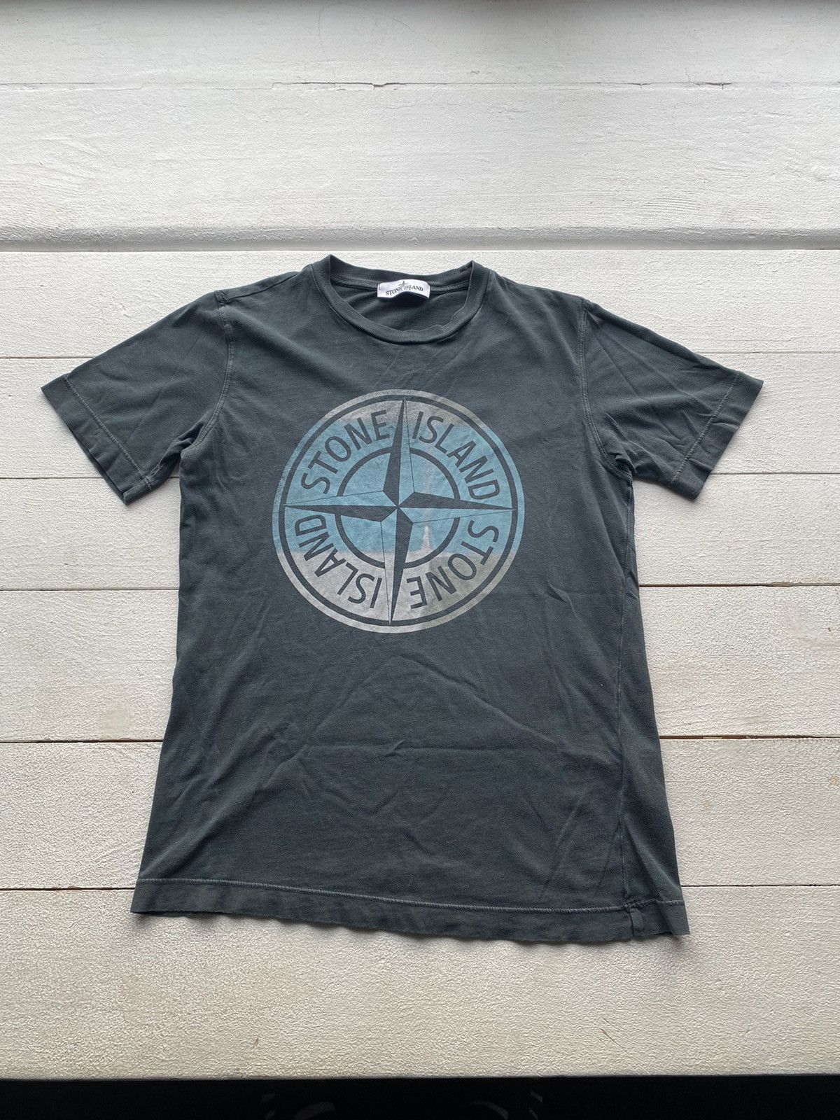 Stone Island 🔥Stone Island Blue Logo T Shirt Mens Small/Junior156 Rare Size US S / EU 44-46 / 1 - 1 Thumbnail