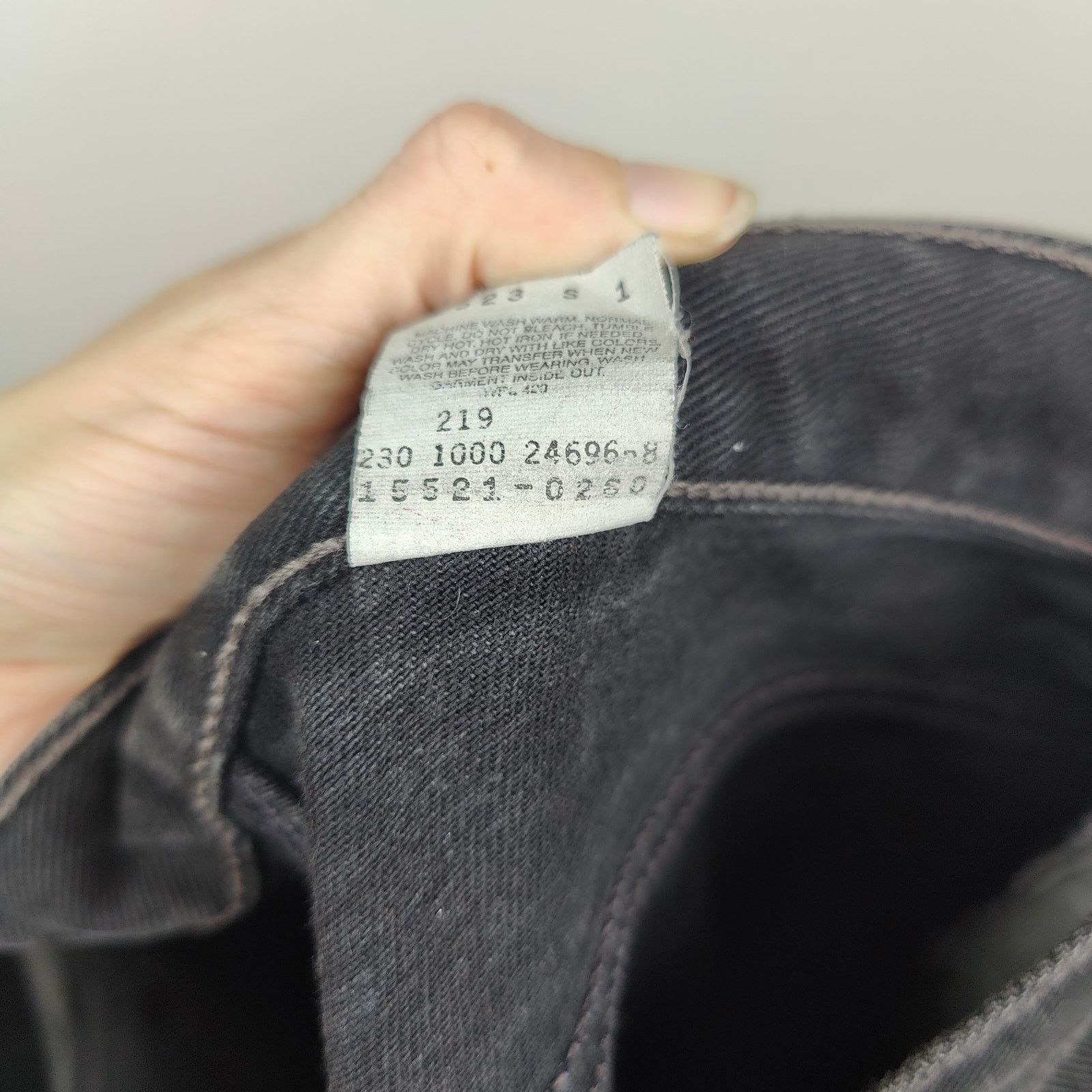 Levi's Vintage 90s Levi's 512 Jeans Womens 8 Black Wash Size US 29 - 11 Thumbnail