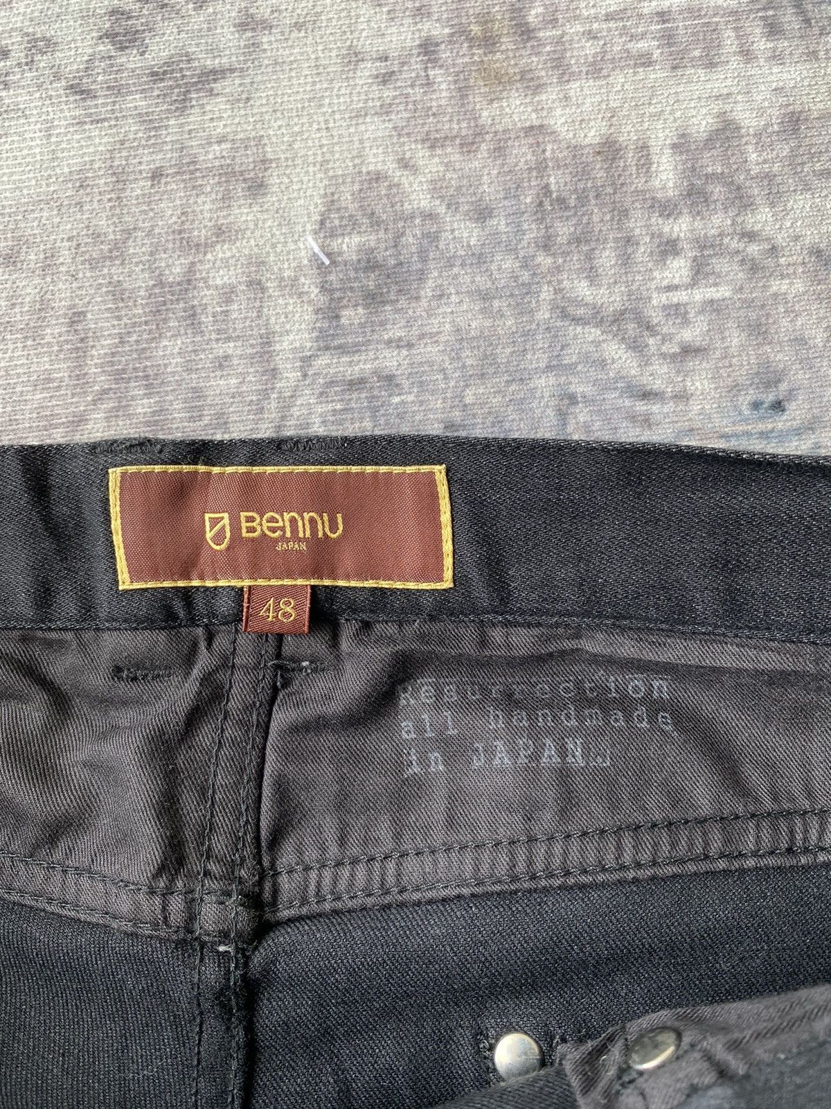 Japanese Brand Bennu Japan X Resurrection Handmade Japan Distressed Jeans Size US 30 / EU 46 - 8 Thumbnail