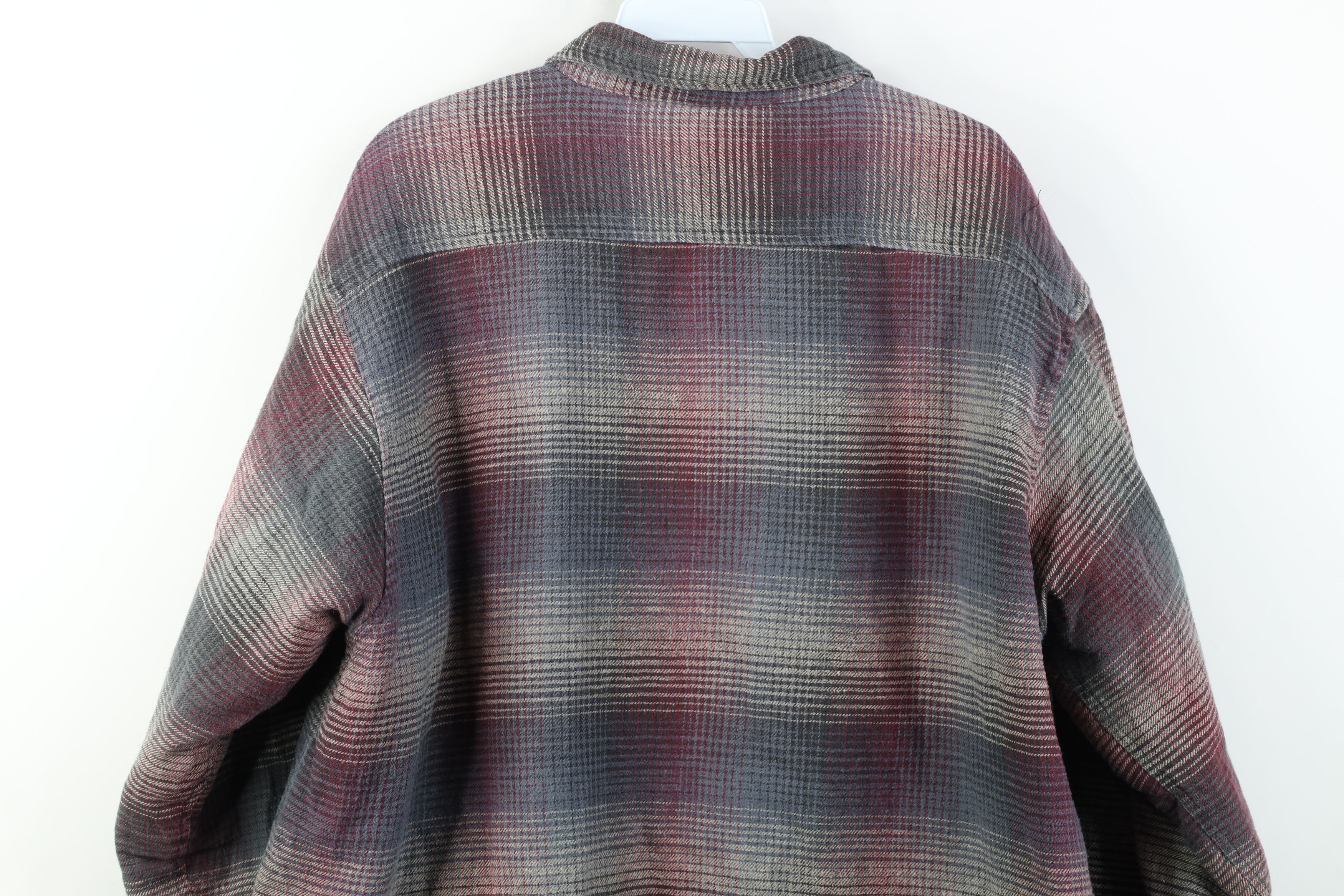 FiveBrother Vintage 90s Five Brother Flannel Snap Button Shirt Jacket Size US L / EU 52-54 / 3 - 11 Thumbnail