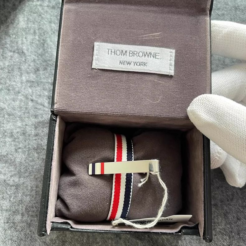 Thom Browne Thom Browne Long length bow tie clip Size ONE SIZE - 3 Thumbnail