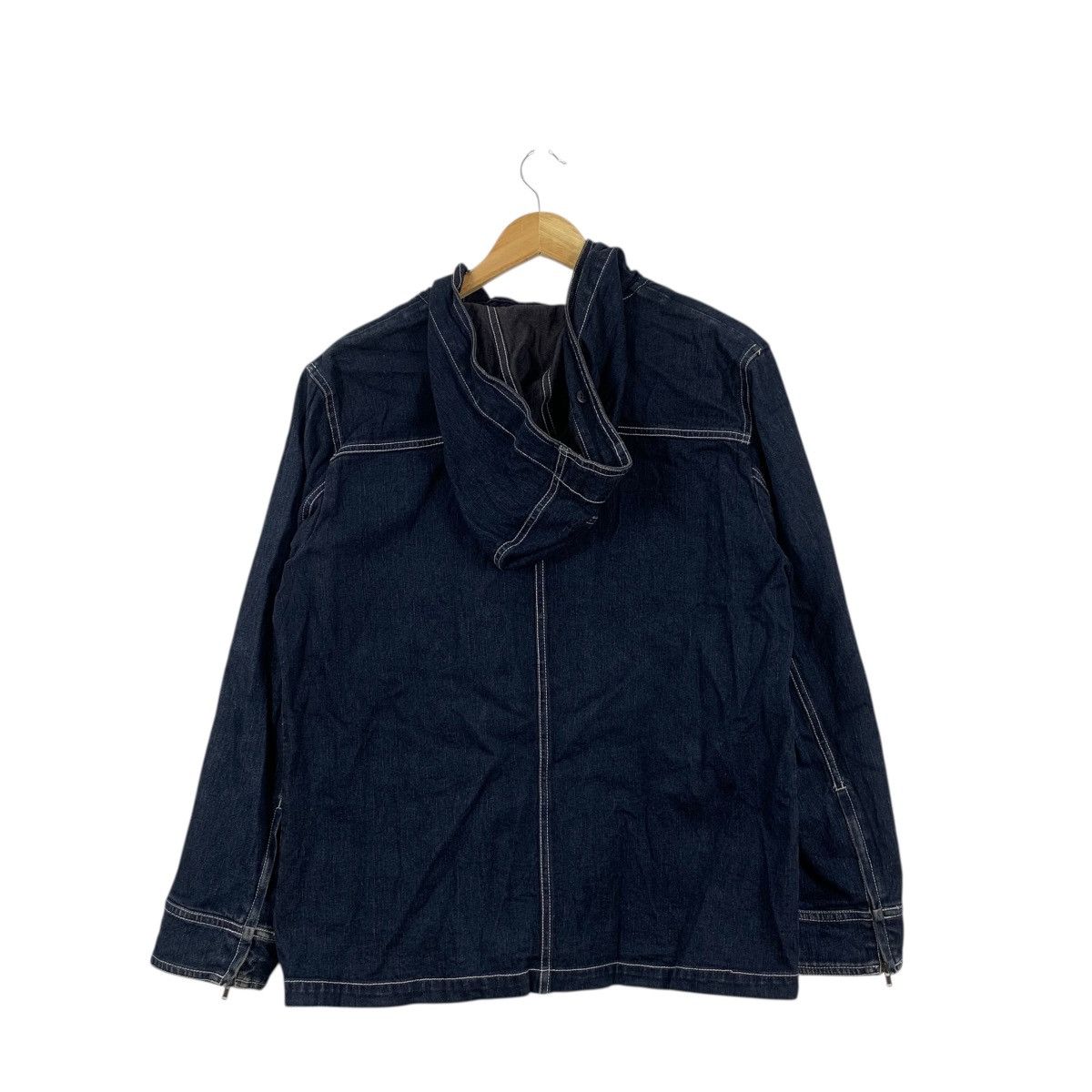 Vintage Vintage ANNE VALELEE JAPAN Natural Pure Dye Indigo Jacket Size L / US 10 / IT 46 - 5 Thumbnail