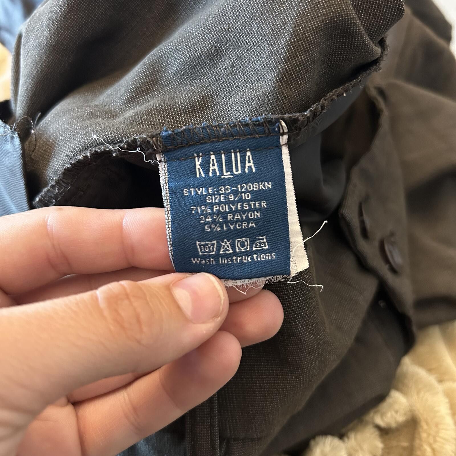 Kalaheo Women’s size 9/10 Kalua Dress Pants Casual Size 32" / US 10 / IT 46 - 6 Thumbnail