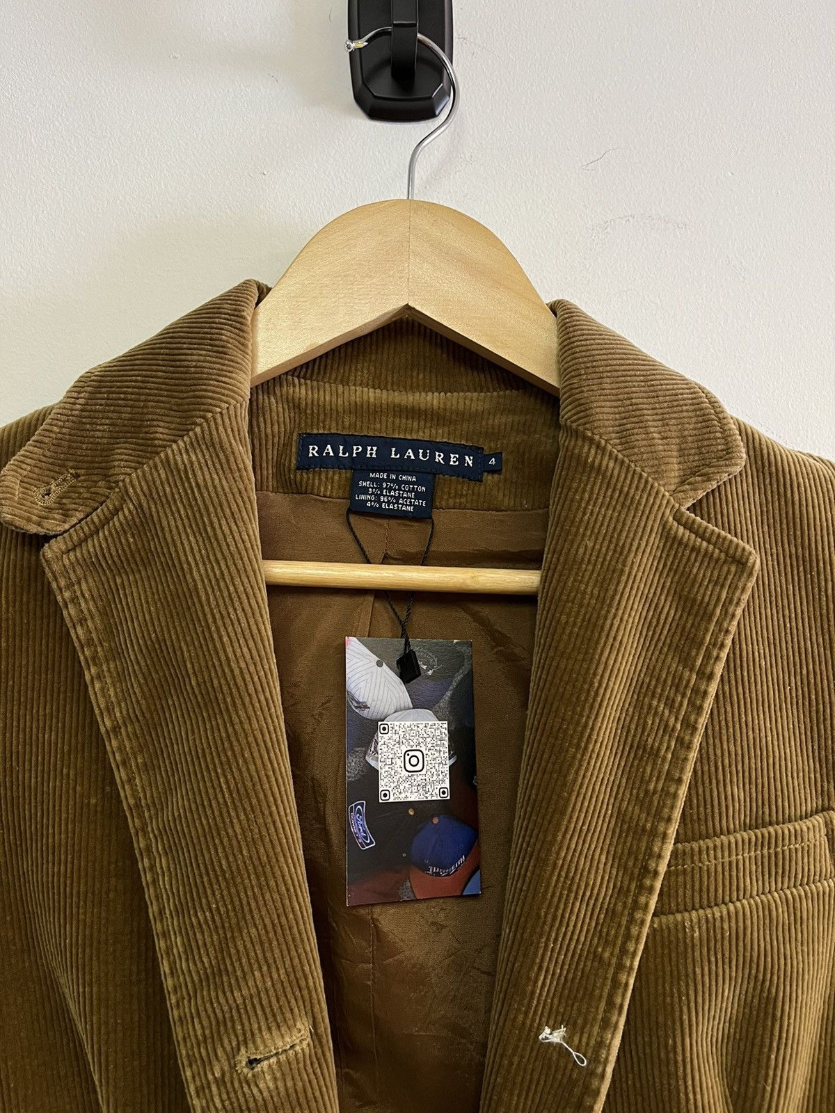 Ralph Lauren Ralph Lauren Corduroy Blazer Size S / US 4 / IT 40 - 2 Thumbnail