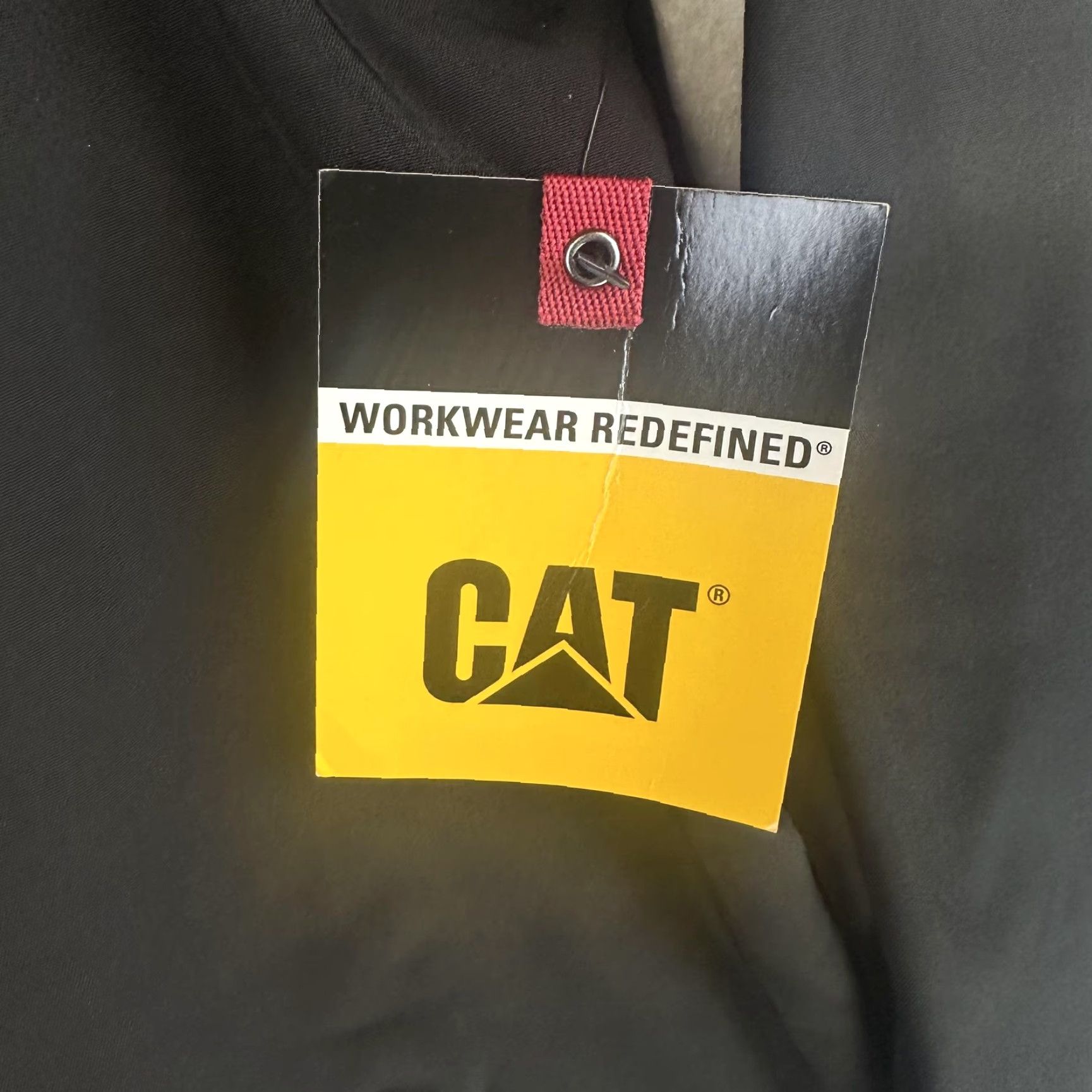Vintage CAT Caterpillar Storm Blocker Jacket Mens Large Tall Black Softshell Workwear LT Size US L / EU 52-54 / 3 - 3 Thumbnail