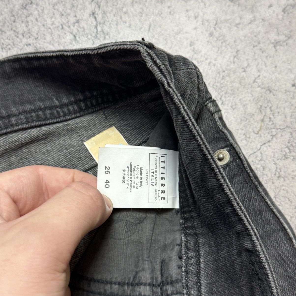 John Galliano NEW Galliano Y2K 00s Flared Jeans Size 26" / US 2 / IT 38 - 7 Thumbnail