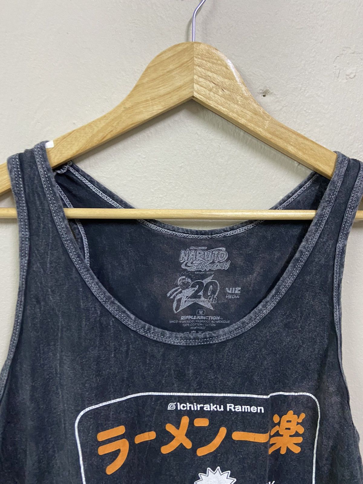 Anime Naruto asid wash singlet tee Size US M / EU 48-50 / 2 - 3 Thumbnail