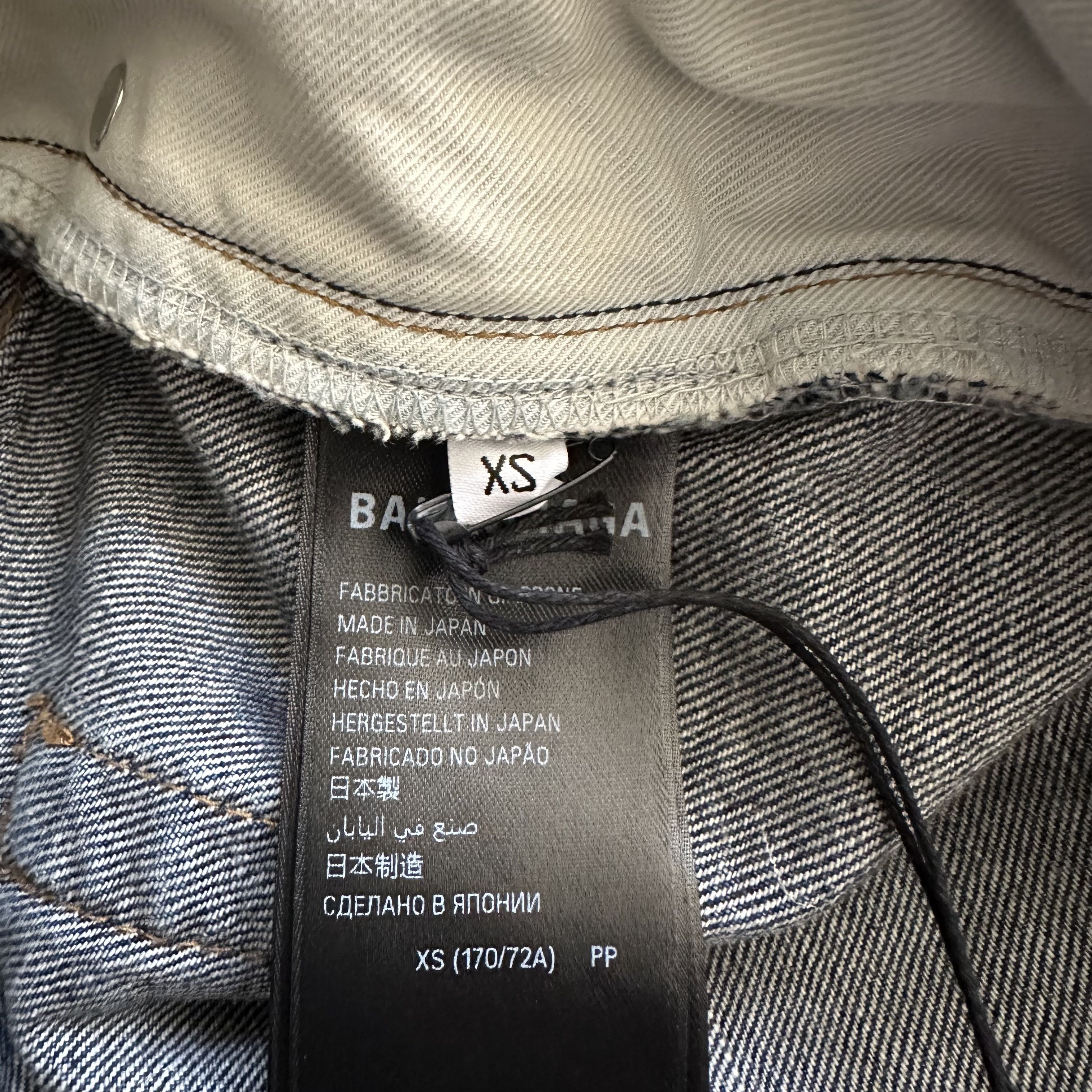 Balenciaga BALENCIAGA 'George V' BAGGY PANTS in Blue Denim Size XS Size US 32 / EU 48 - 13 Thumbnail