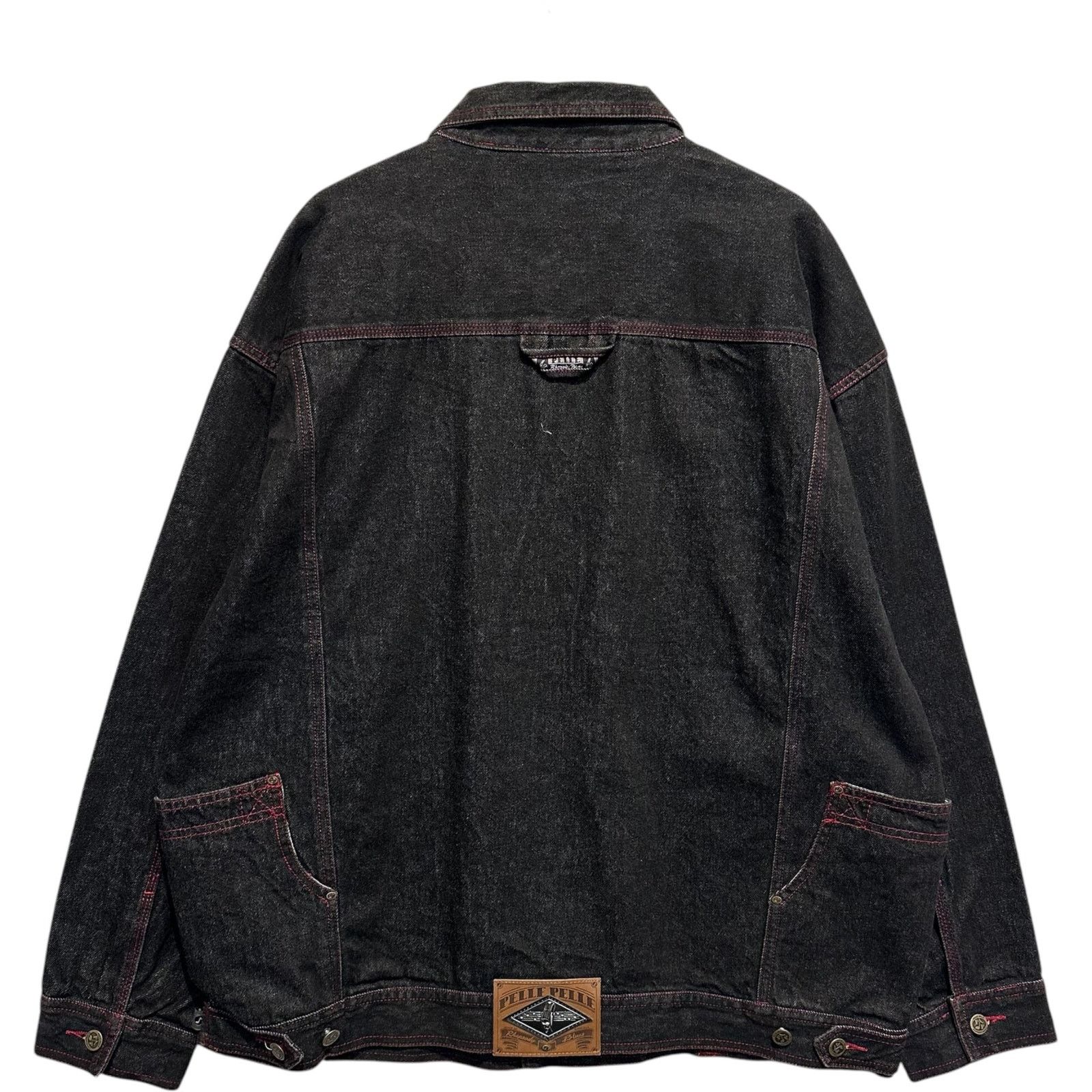 Pelle Pelle Vintage Pelle Pelle Embroidered Spellout Denim Jacket XL NWT Size US XL / EU 56 / 4 - 5 Thumbnail