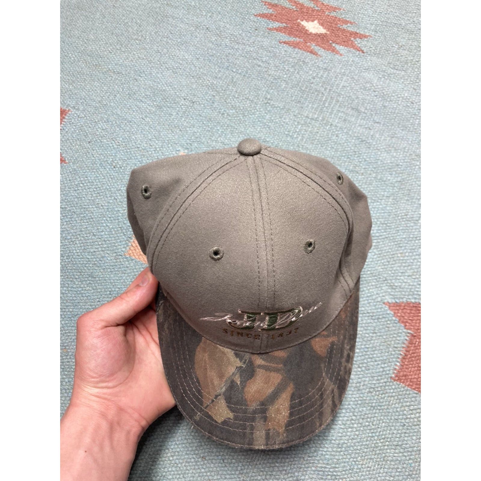 John Deere John Deere hat camo bill Realtree strapback farm cap hunting embroidered Mens Adjustable Multicolor Bill Hunting Realtree strapback cap John Deere hat Size ONE SIZE - 3 Thumbnail
