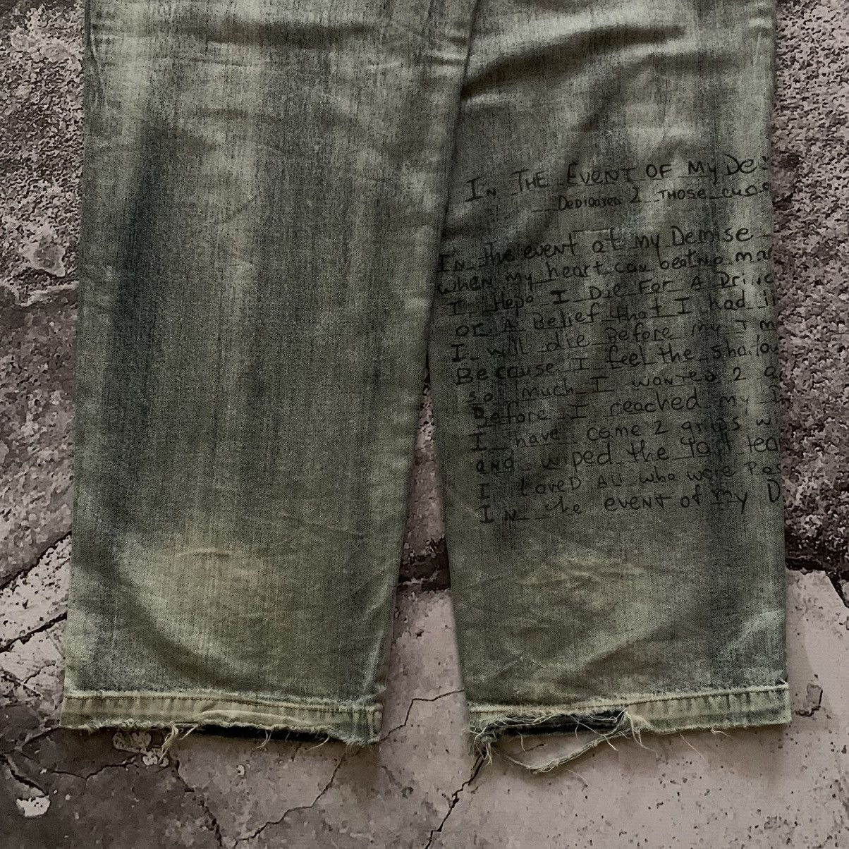 Makaveli Y2K - Makaveli Tupac Shakur Denim Baggy Pants Size US 34 / EU 50 - 14 Thumbnail