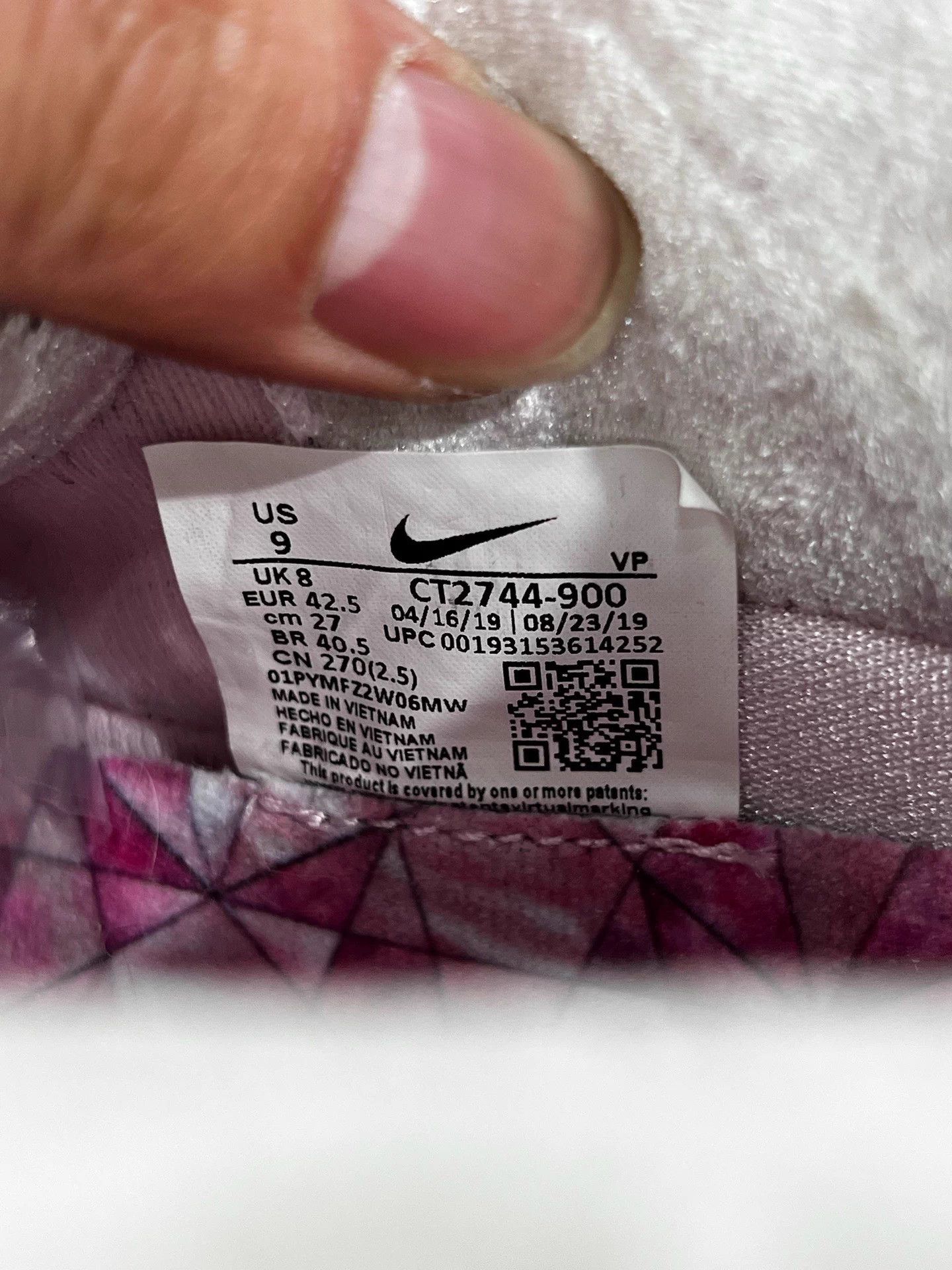 Nike Nike KD 12 What The Aunt Pearl Breast Cancer Candy Pink Size US 9.5 / EU 42-43 - 7 Thumbnail