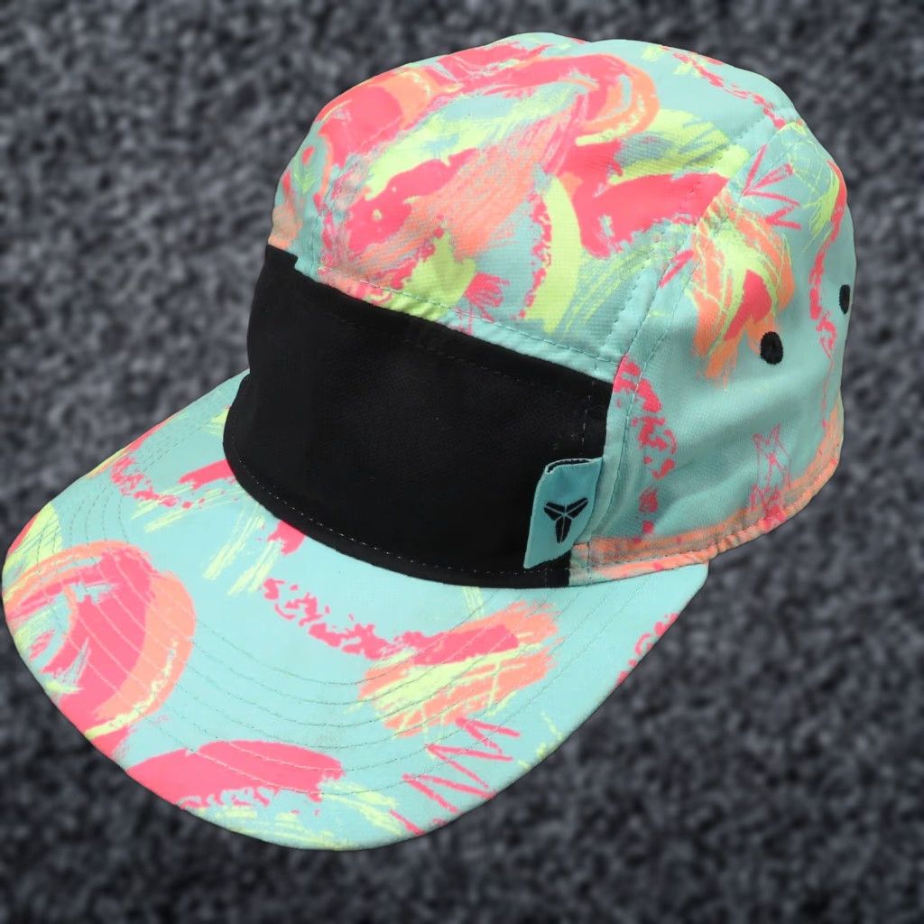 Nike VINTAGE Nike Hat Cap 5 Panel Strap Back Kobe Easter Pack Tailwind Running Men Adjustable Blue Reflective Geometric 90s Sports Logo Mens Size ONE SIZE - 1 Thumbnail