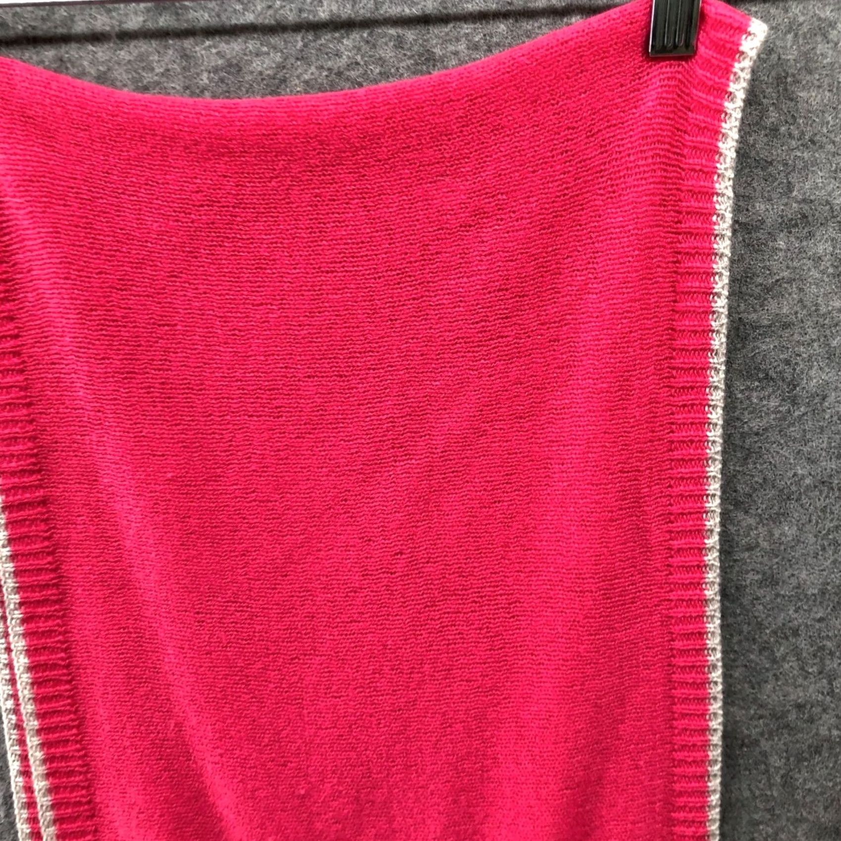 Banana Republic Banana Republic Cashmere Infinity Scarf Womens Pink One Size Knit Fringe Winter Fall Size ONE SIZE - 4 Thumbnail