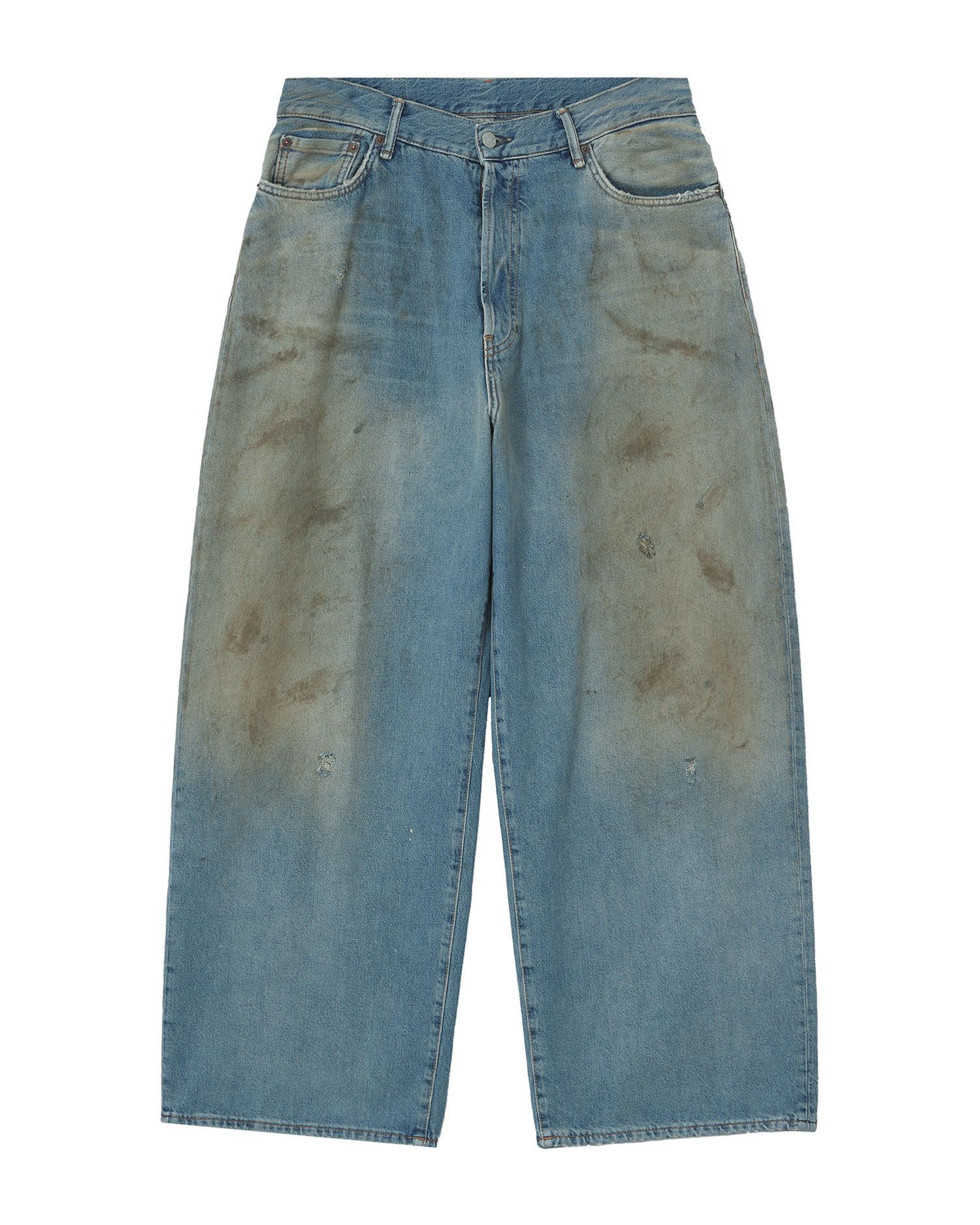 Acne Studios Acne Studios Distressed Wide Leg Jeans Size US 30 / EU 46 - 1 Thumbnail