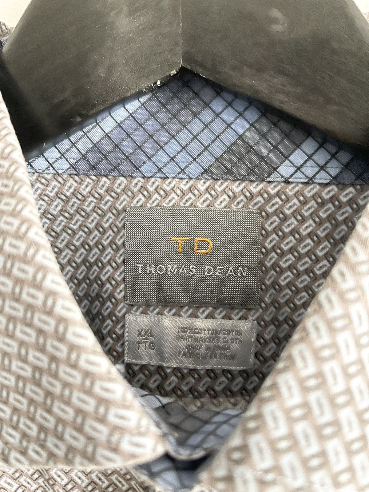 Vintage STEAL! 2000s Thomas Dean Links Shirt (2XL) Size US XXL / EU 58 / 5 - 5 Thumbnail
