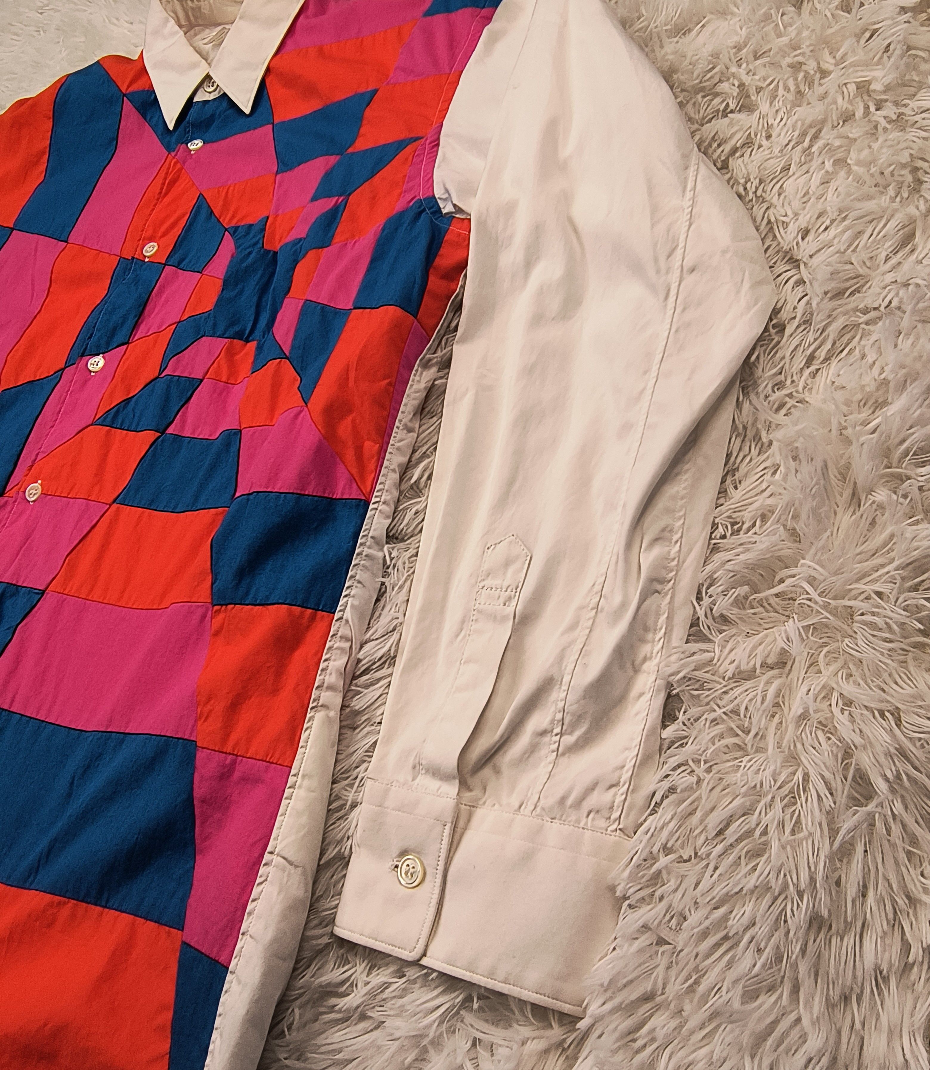 Comme des Garcons Comme des Garcons geometry button up LS shirt Size US L / EU 52-54 / 3 - 3 Thumbnail