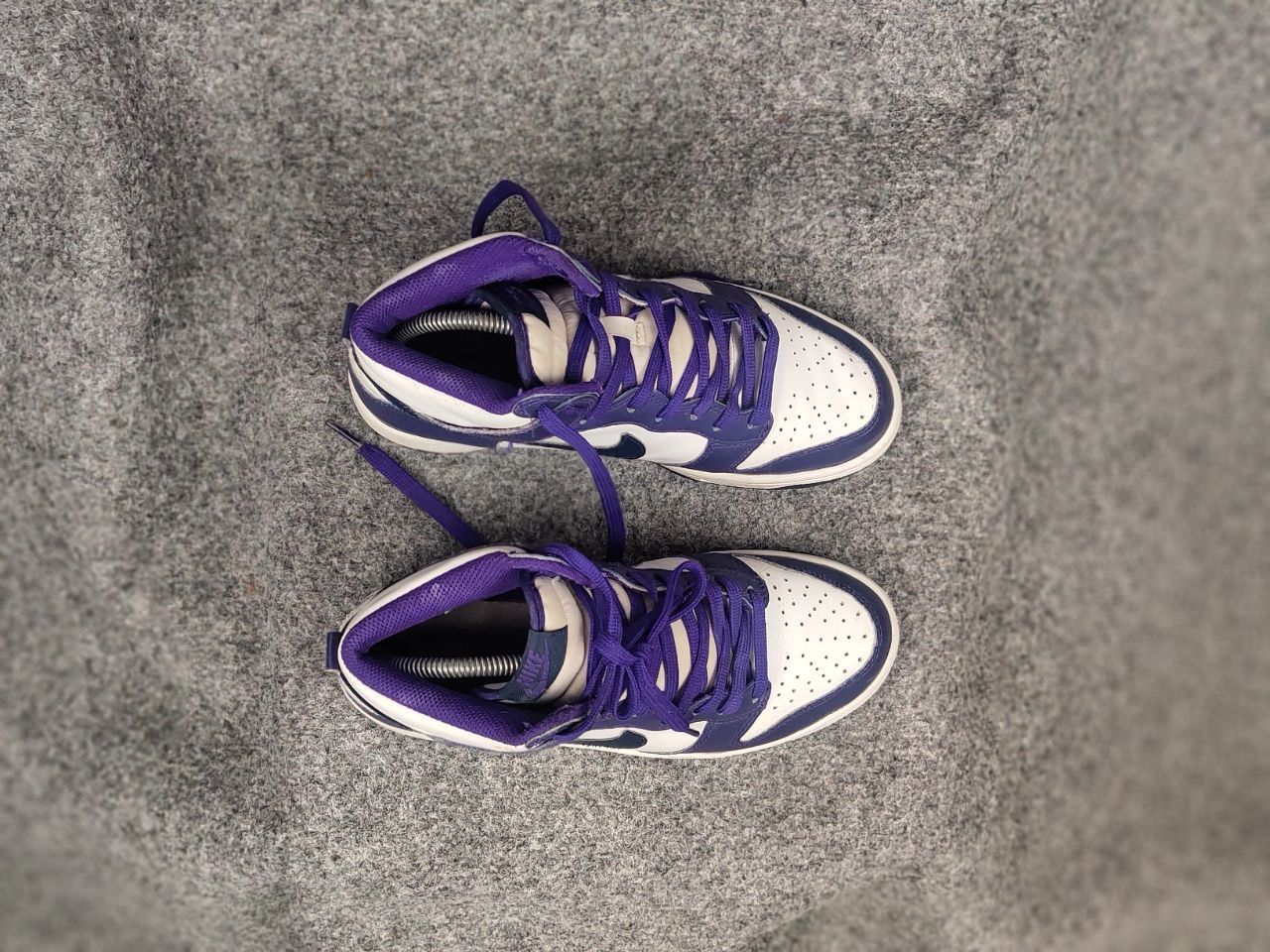 Nike Nike Dunk High Electro Purple Leather Shoes Sneaker Vintage Size US 8 / IT 38 - 5 Thumbnail