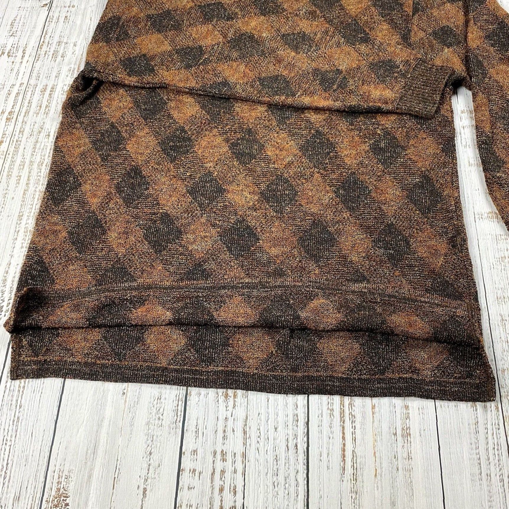Ermenegildo Zegna ERMENEGILDO ZEGNA Designer Sweater Large L Collared Pullover Long Sleeve Multicolor Wool Blend Mens Size US L / EU 52-54 / 3 - 5 Thumbnail