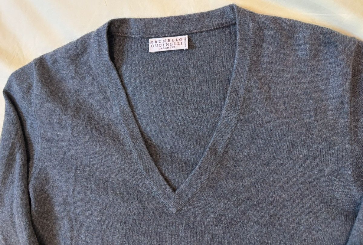 Brunello Cucinelli Brunello Cucinelli Cashmere Sweater, Made in Italy Size M / US 6-8 / IT 42-44 - 6 Thumbnail