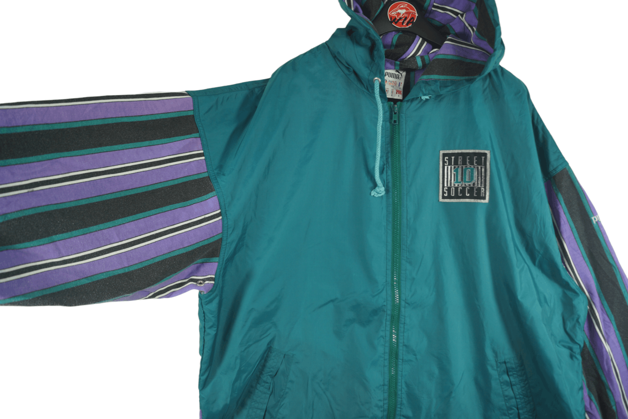 Puma × Vintage Puma Light Jacket Street Soccer Nice Design Size US XL / EU 56 / 4 - 2 Thumbnail