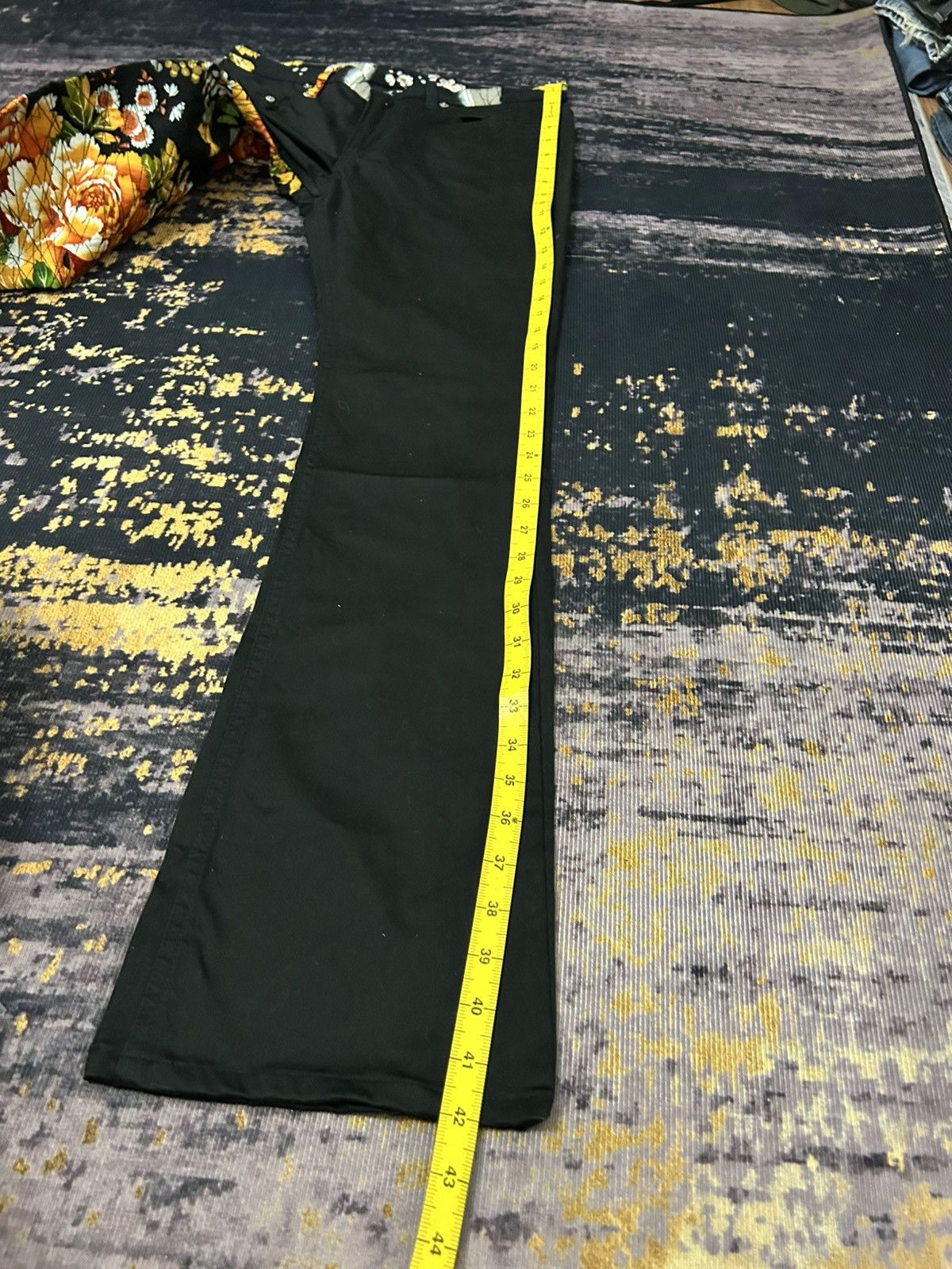 Japanese Brand Japanese Brand Glamdy Flower Motive Restructure Flare Pants Size US 32 / EU 48 - 19 Thumbnail