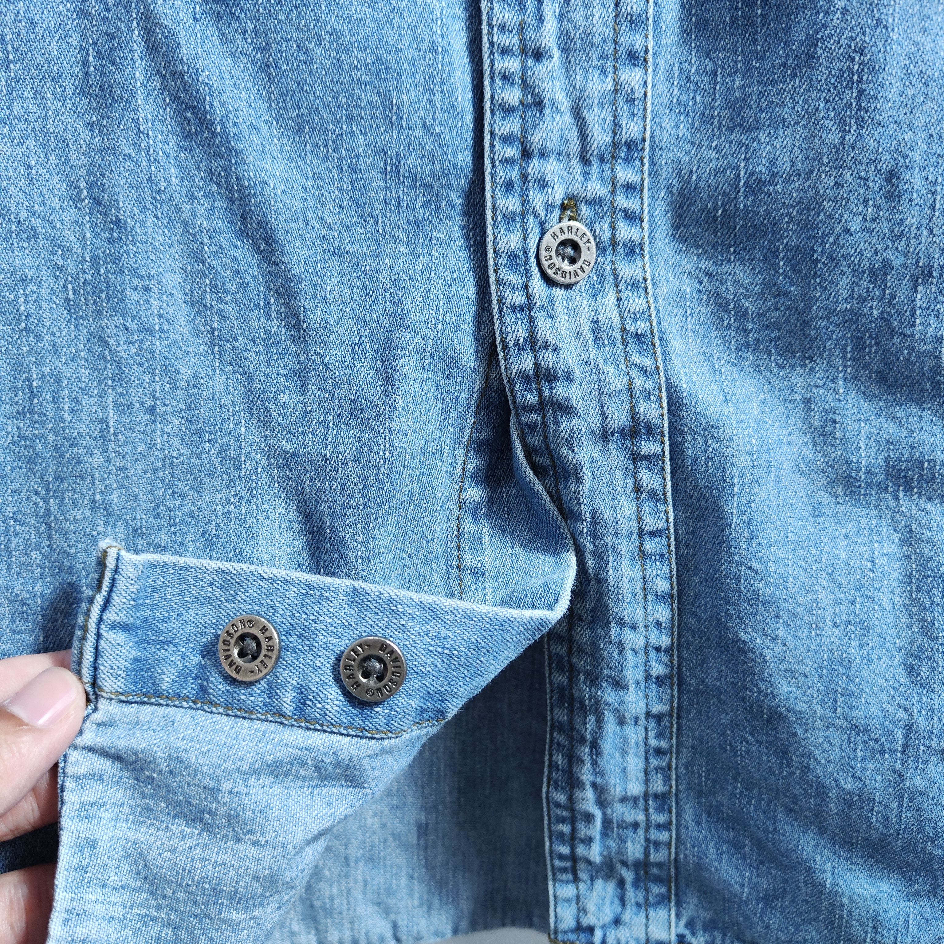 Harley Davidson harley davidson jean jacket men XL Blue Double side Size US XL / EU 56 / 4 - 7 Thumbnail