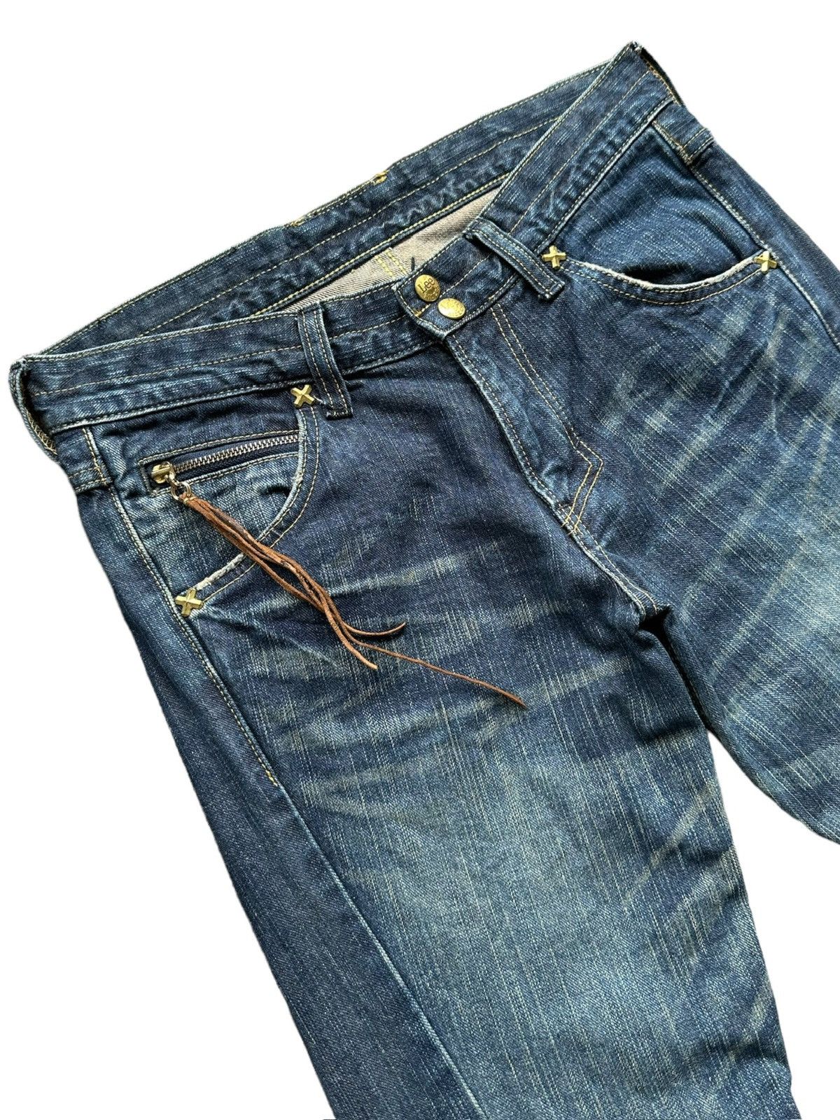 If Six Was Nine Archive Lee Japan ethnic fashion flared jean Size US 32 / EU 48 - 6 Thumbnail