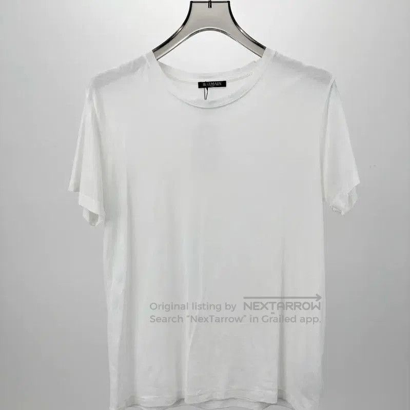 Balmain Balmain Men's White T-Shirt . Size US M / EU 48-50 / 2 - 1 Thumbnail