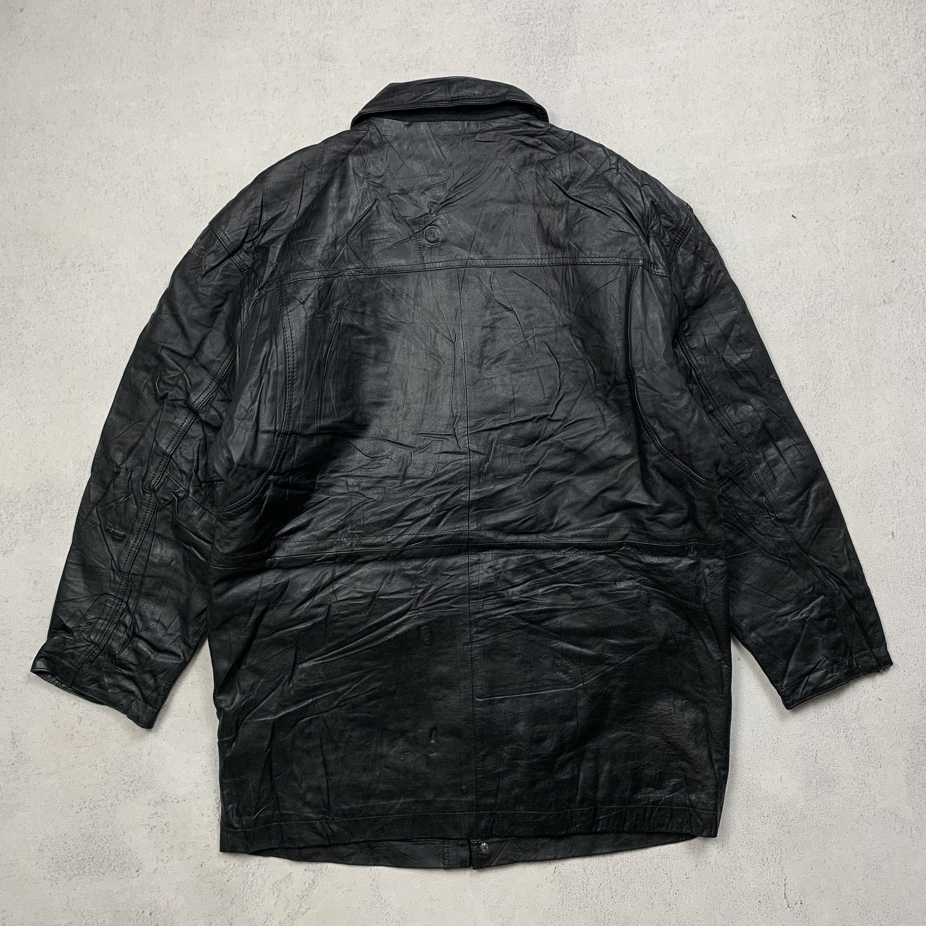 Genuine Leather Vintage Genuine Real Leather Jacket High Qualitty Coat Size US L / EU 52-54 / 3 - 4 Thumbnail