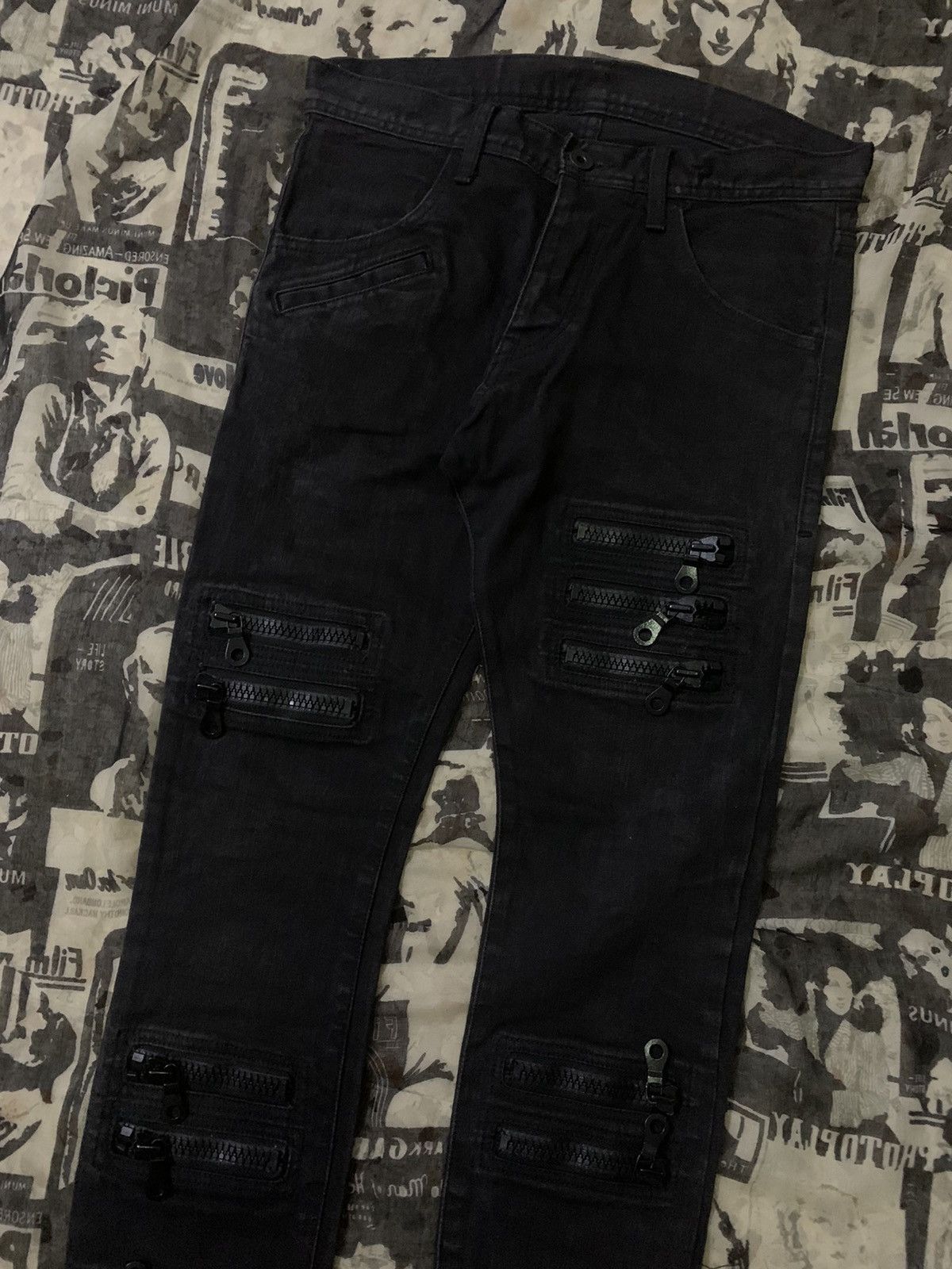 SHAREEF 💥Avant Garde Shareef Tokyo Skinny Denim Size US 29 - 2 Thumbnail