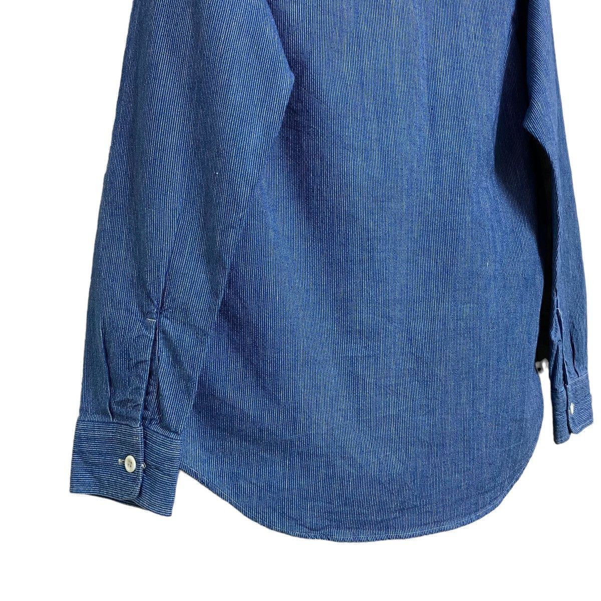 Sugar Cane Sugar Cane Pinstriped Wabash Indigo Denim Button Up Size US S / EU 44-46 / 1 - 11 Thumbnail