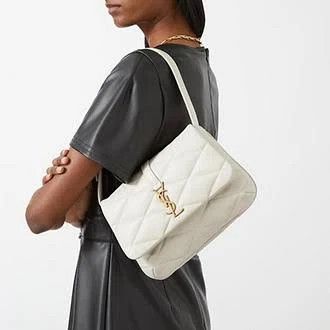 Saint Laurent Paris o1s1wg110924 Size: OS / Le 57 Hobo Bag Leather in Cream Size ONE SIZE - 5 Thumbnail