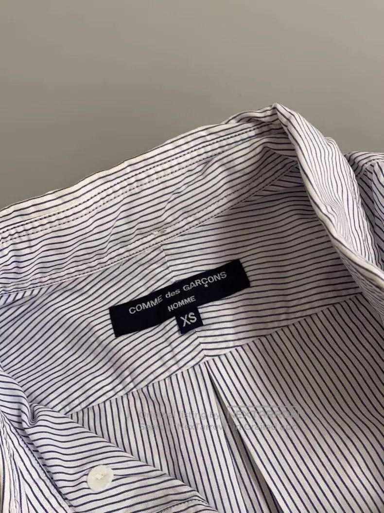 Comme des Garcons Comme Des Garcons Plaid patchwork striped long-sleeved shi Size US XS / EU 42 / 0 - 6 Thumbnail