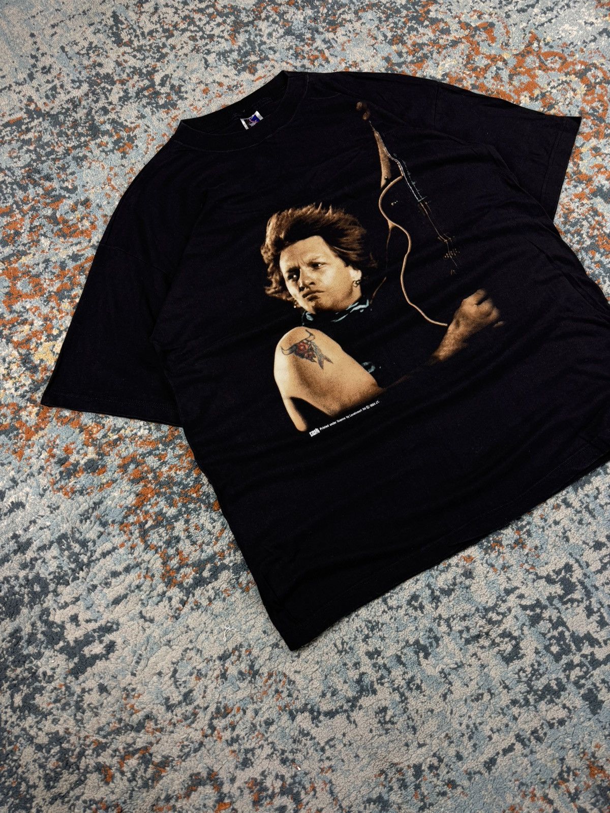 Band Tees Rare Vintage 1993 Bon Jovi graphic band tee rock portrait Size US XL / EU 56 / 4 - 3 Thumbnail