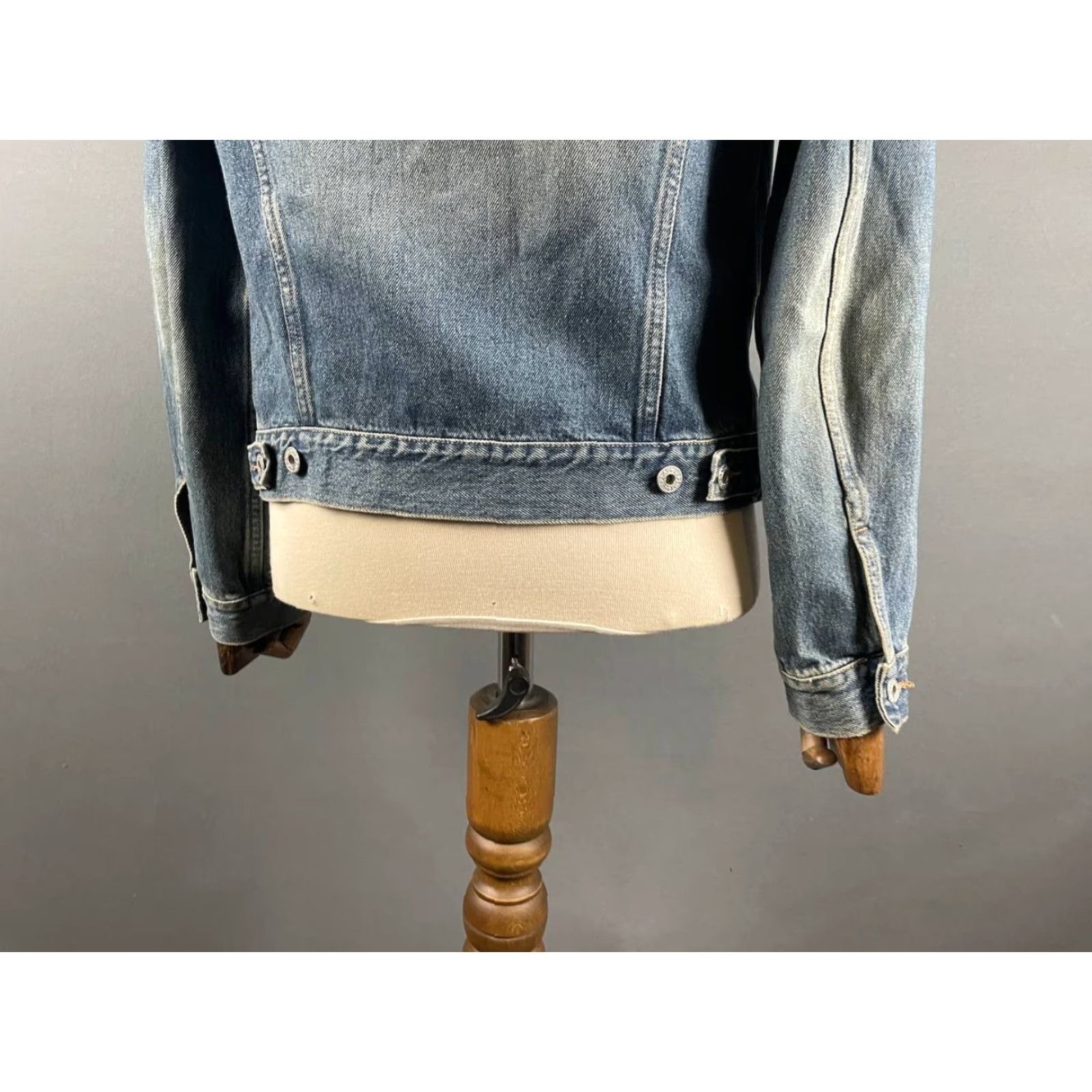 Replay Replay Mens Jacket Denim Blue Long Sleeve Front Zip Bomber Regular Size M Size US M / EU 48-50 / 2 - 7 Thumbnail