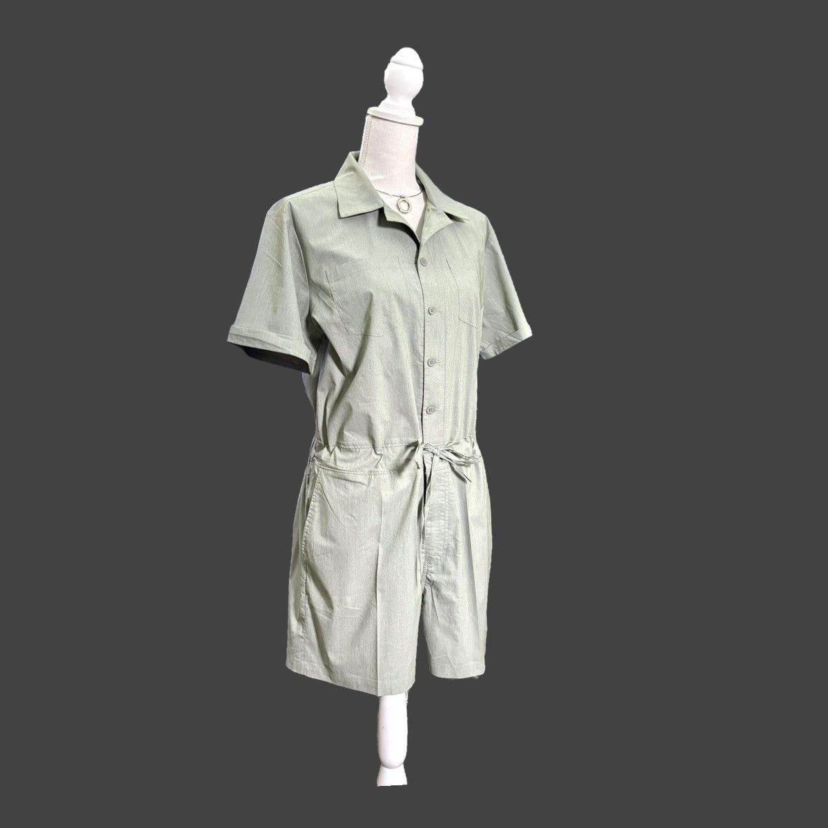 Flylow Flylow Women’s Sage Green Around Town Shorts Romper Sz M Size 30" / US 8 / IT 44 - 8 Thumbnail