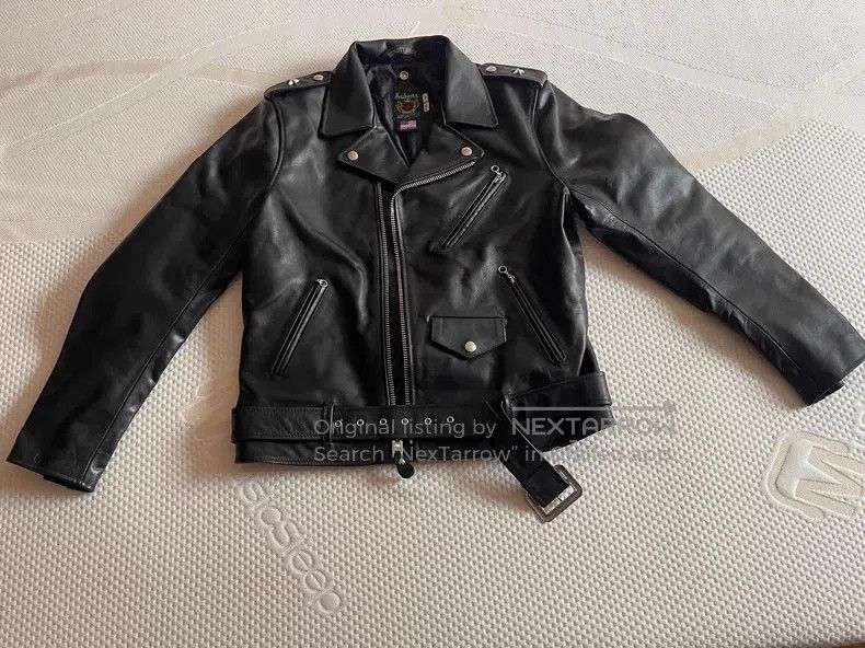 Schott Schott 613 locomotive leather jacket Size US XS / EU 42 / 0 - 5 Thumbnail