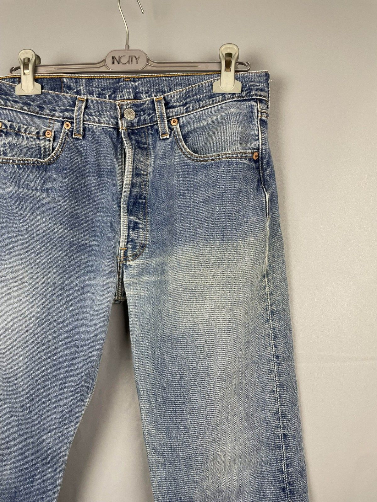 Levi's × Vintage Levis 501 Made in USA Vintage Denim Jeans BUTTON FLY 90s Size US 32 / EU 48 - 2 Thumbnail