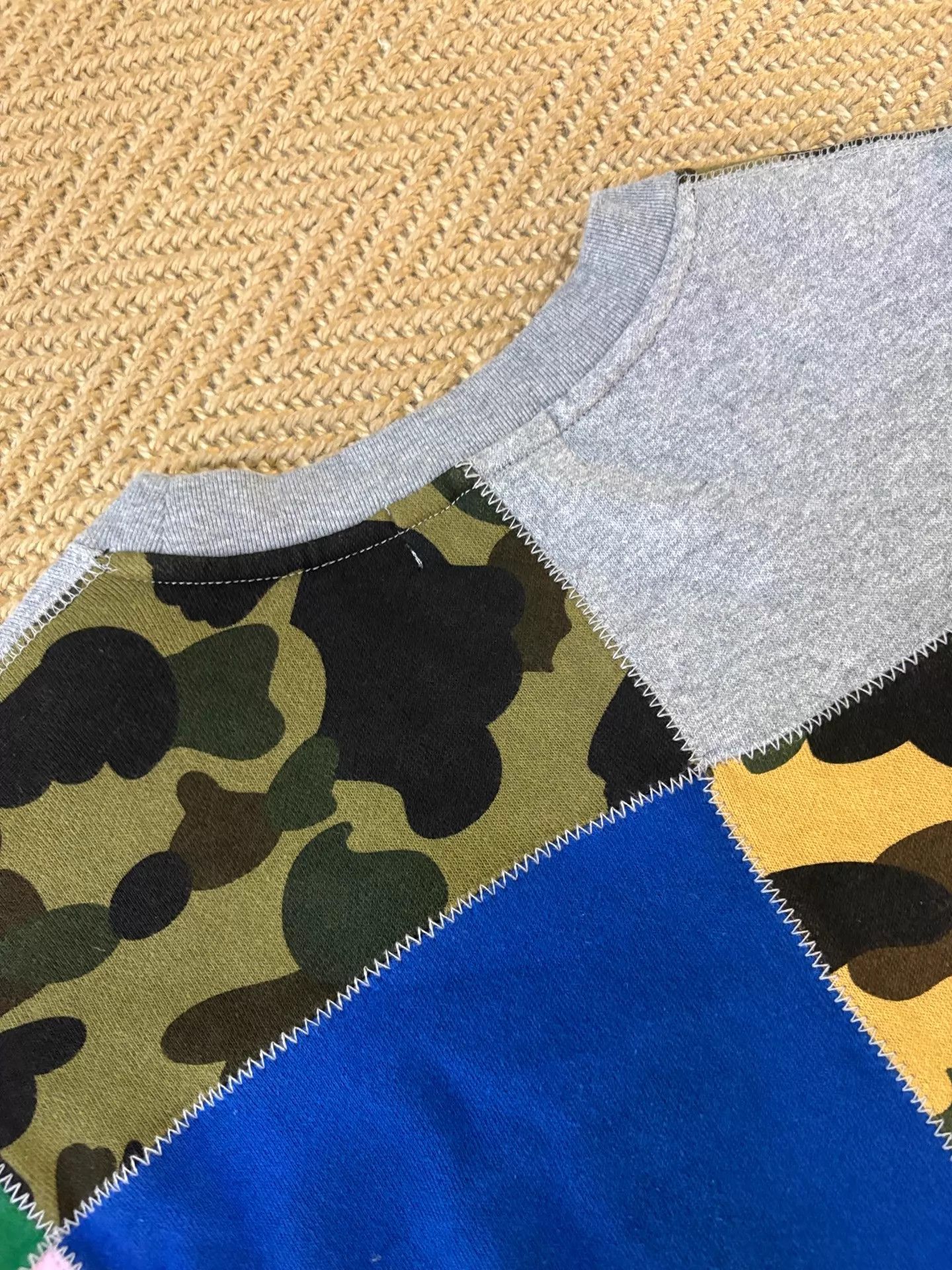 Bape BAPE Patchwork Camo Shark Hoodie XL New Size US XL / EU 56 / 4 - 7 Thumbnail