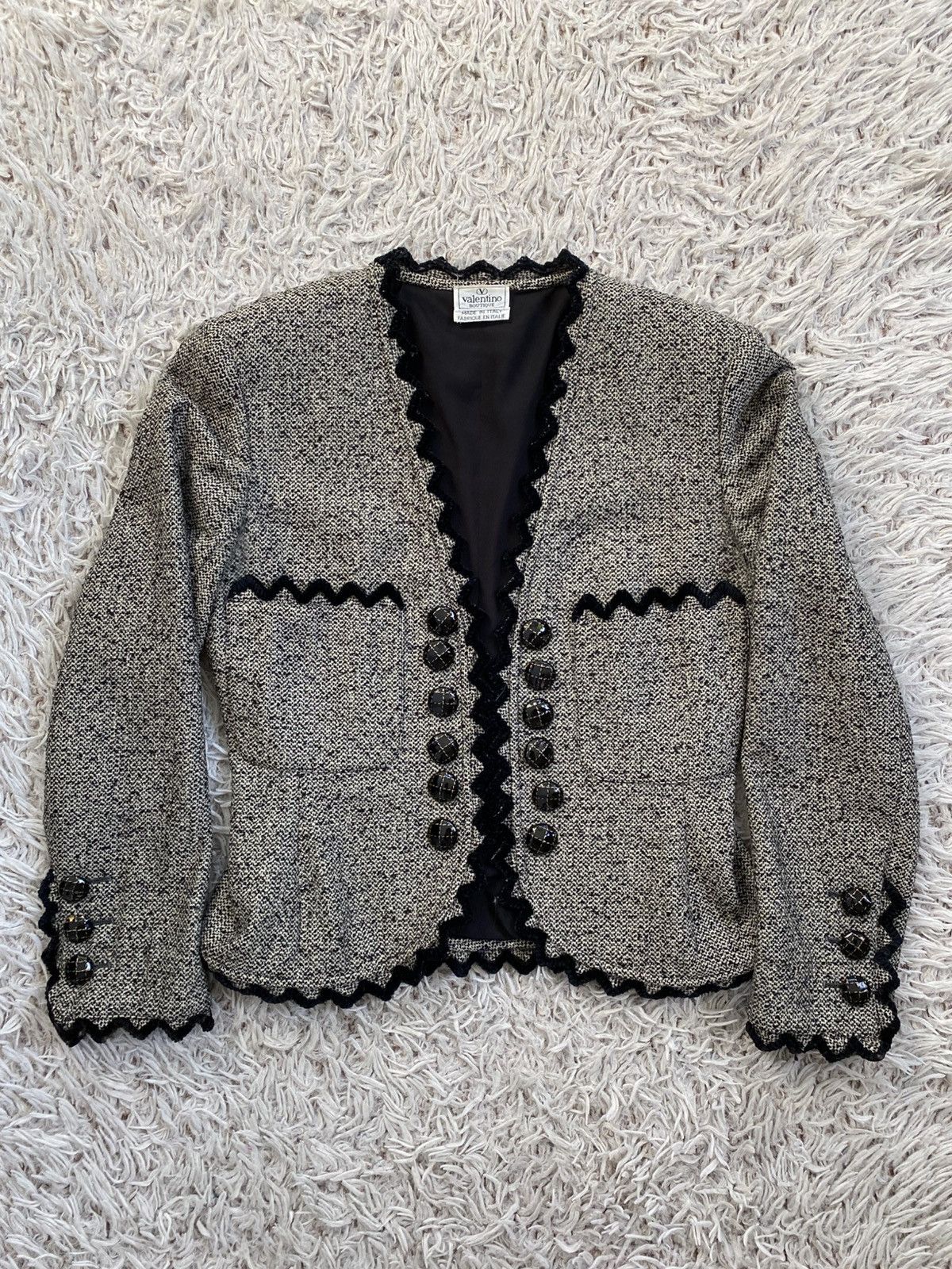 Valentino × Vintage VINTAGE VALENTINO BLAZER 80s MADE IN ITALY Size M / US 6-8 / IT 42-44 - 3 Thumbnail