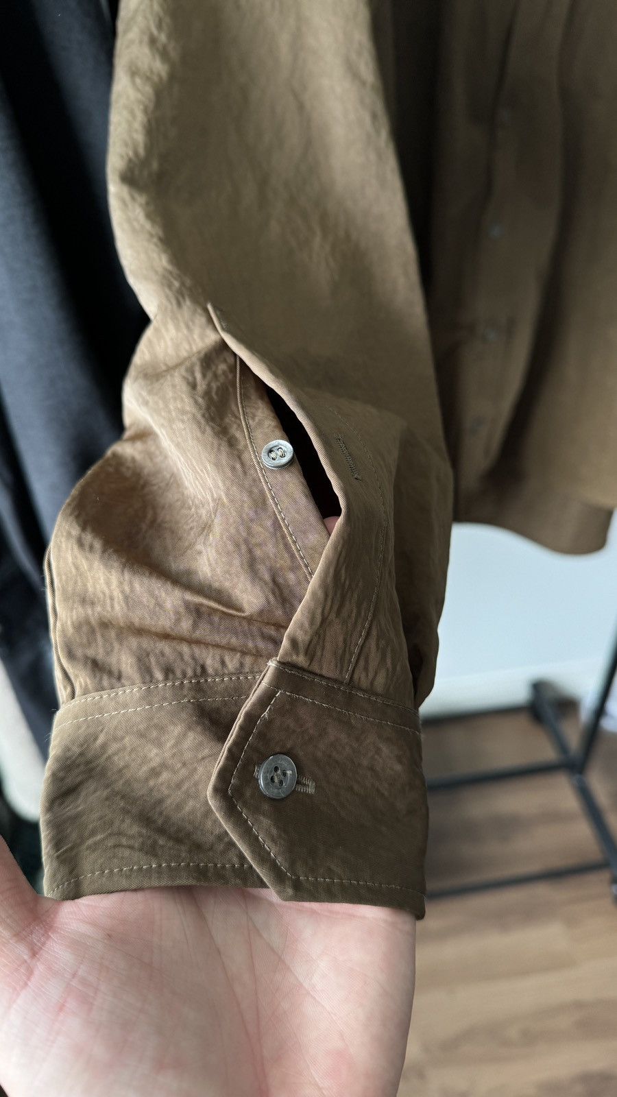 Y/Project Y/Project SSENSE Exclusive Brown Shirt with wire Size US L / EU 52-54 / 3 - 6 Thumbnail
