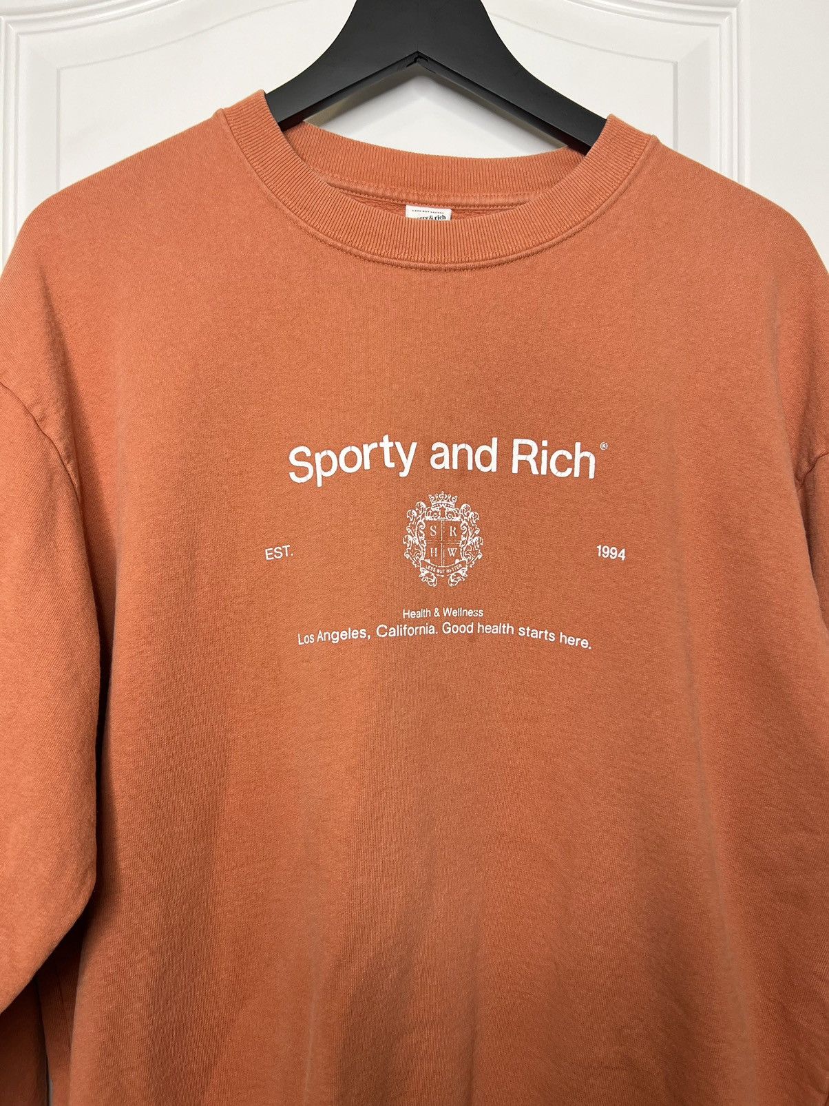 Sporty & Rich Sporty and Rich Health & Wellness Sweatshirt, Size L Size L / US 10 / IT 46 - 3 Thumbnail