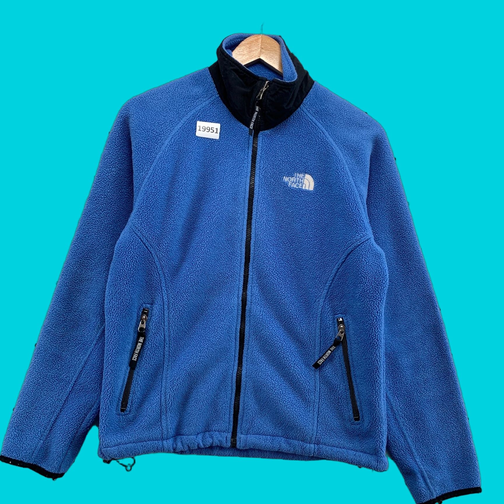The North Face VINTAGE The North Face Fleece Jacket Blue Full Zip Women S Outdoor 90s Womens Jacket Size S / US 4 / IT 40 - 1 Thumbnail