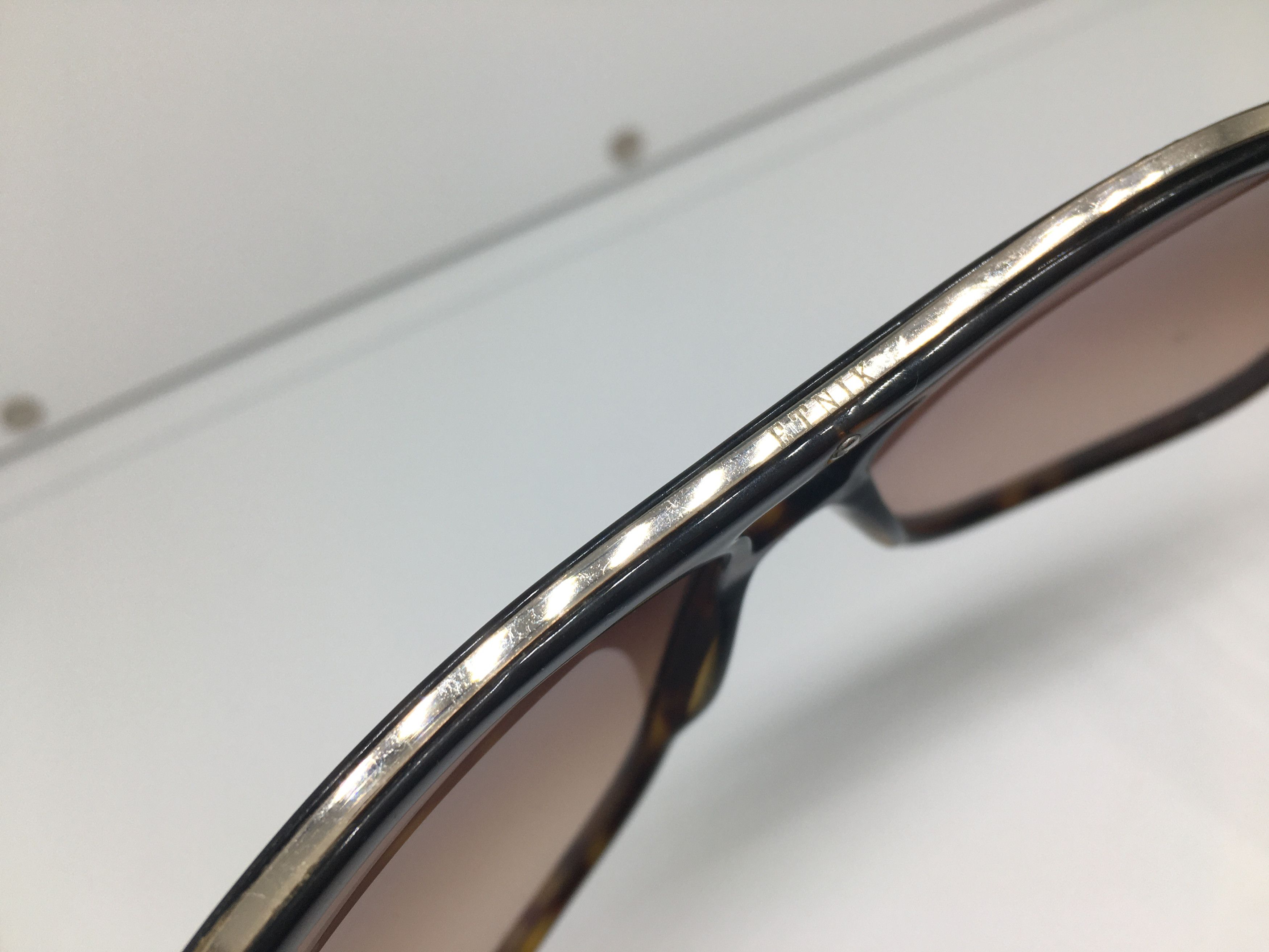 Vintage Vintage ETNIK UK ES130 Tortoise Aviator Sunglasses Pilot Size ONE SIZE - 6 Thumbnail