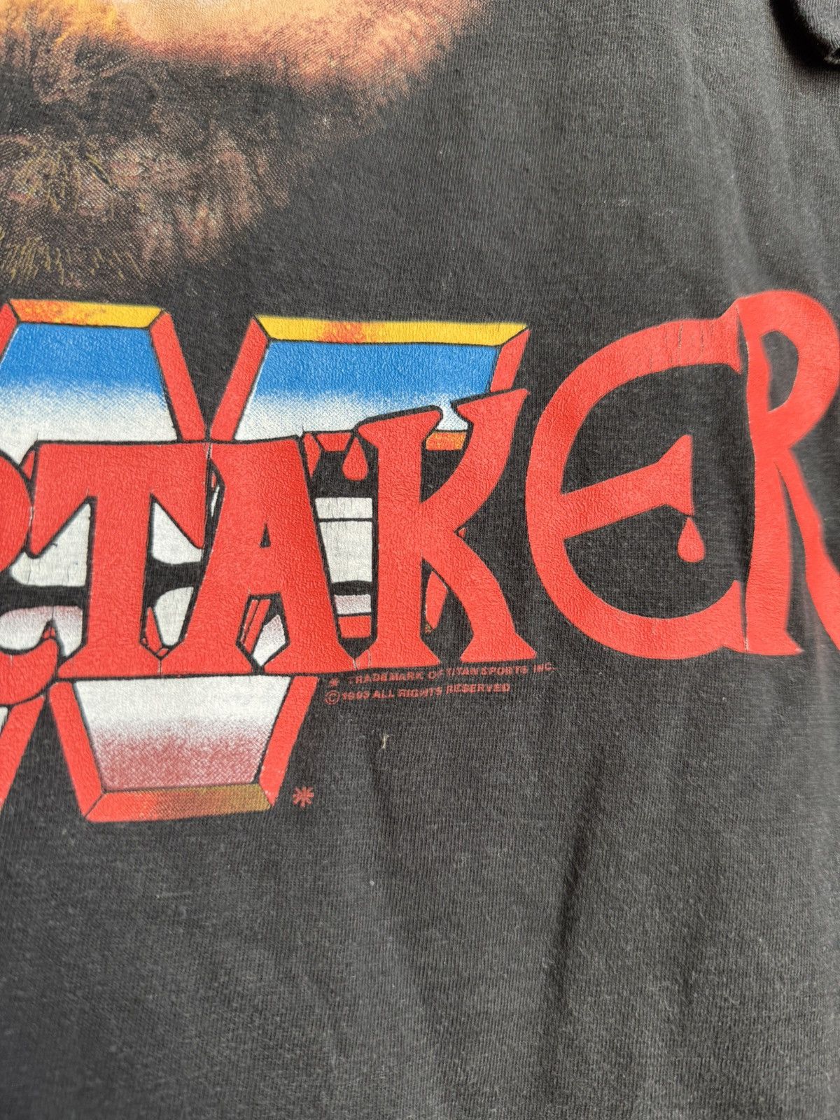 Vintage Vintage The Undertaker t shirt 1993 WWF 90s WWE wrestling L Size US XL / EU 56 / 4 - 4 Thumbnail